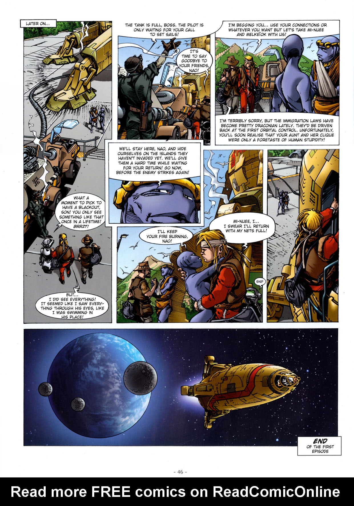 Read online Aquablue comic -  Issue #1 - 47