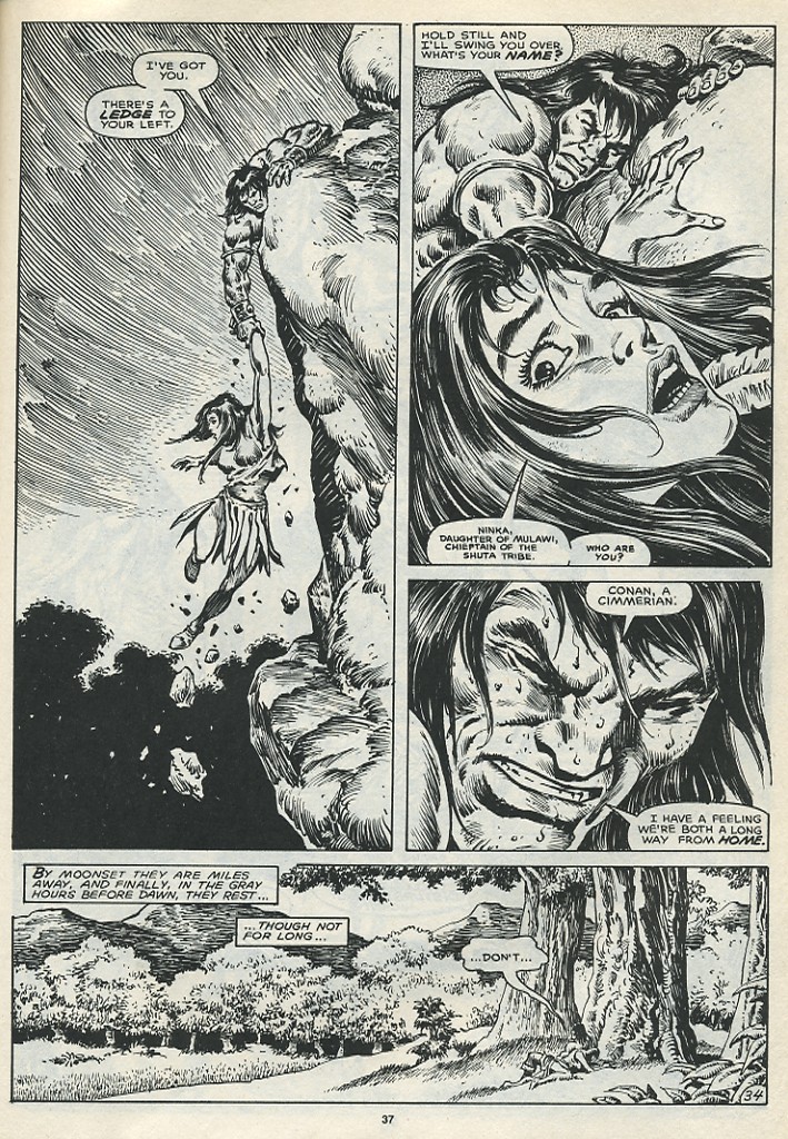 Read online The Savage Sword Of Conan comic -  Issue #167 - 39