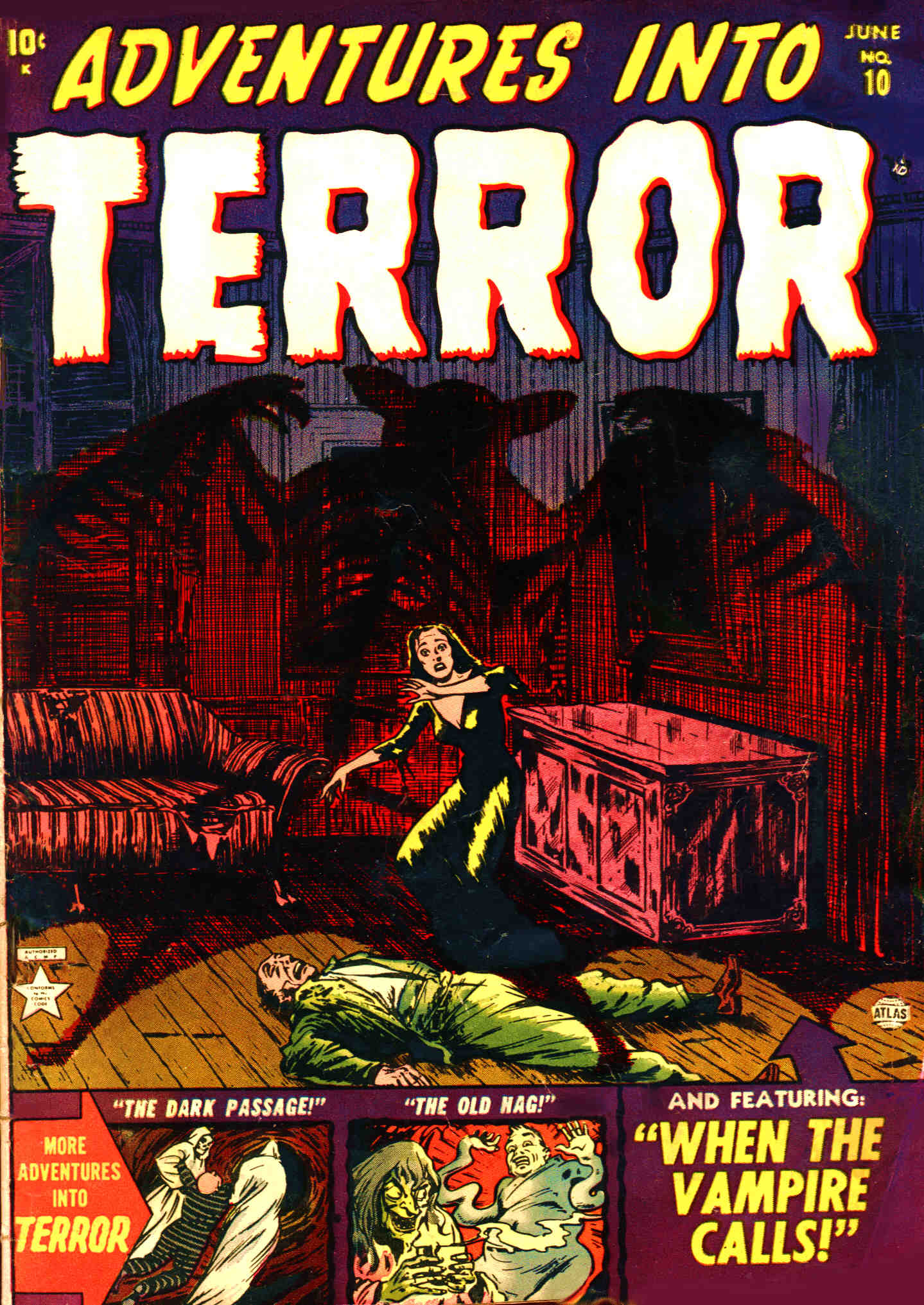 Read online Adventures into Terror comic -  Issue #10 - 1