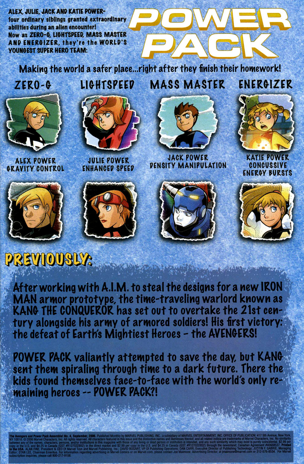 Read online Avengers and Power Pack Assemble! comic -  Issue #4 - 4