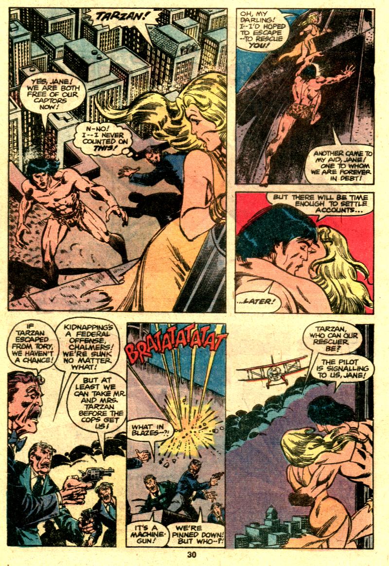 Read online Tarzan (1977) comic -  Issue #28 - 18