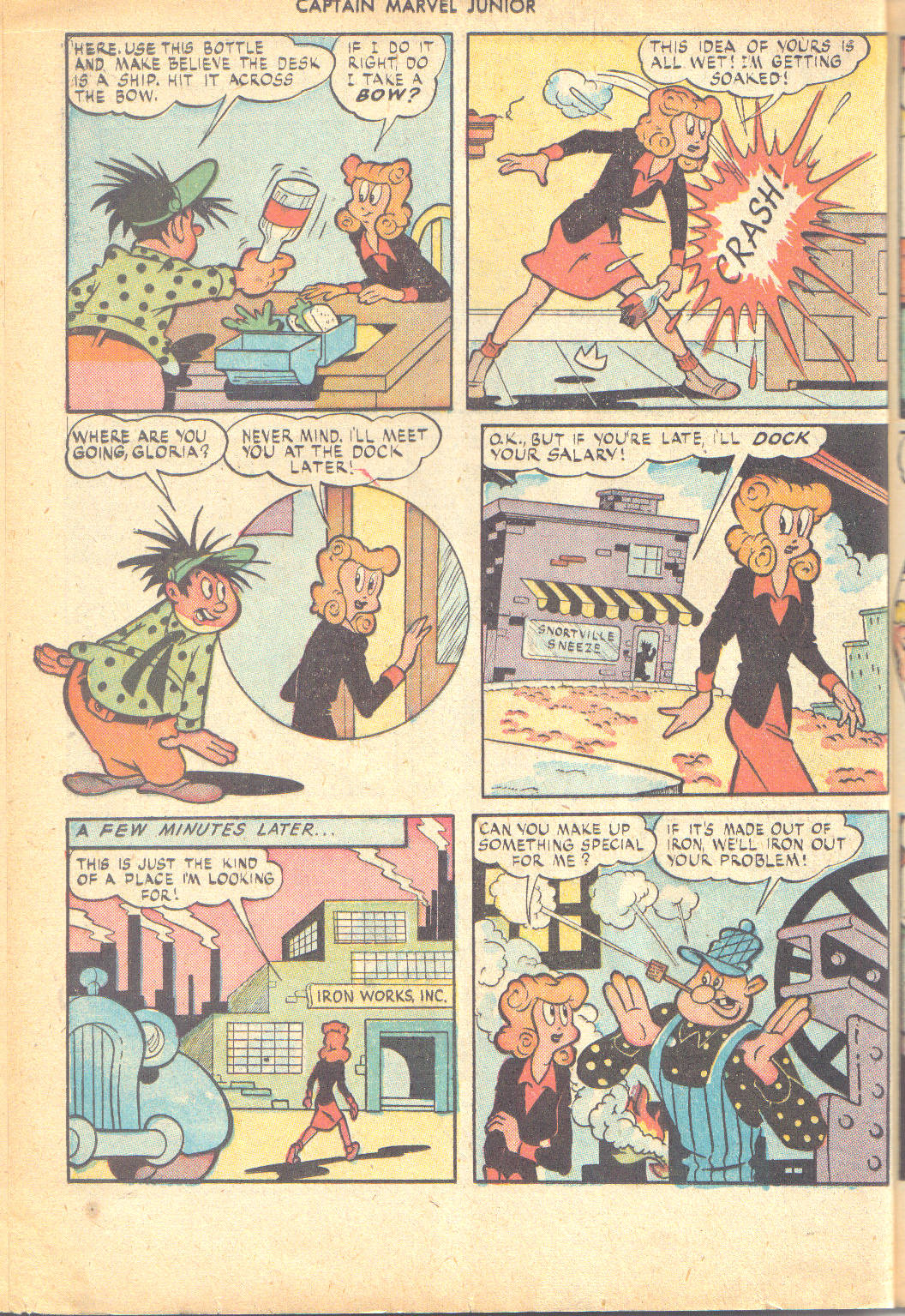 Read online Captain Marvel, Jr. comic -  Issue #48 - 36