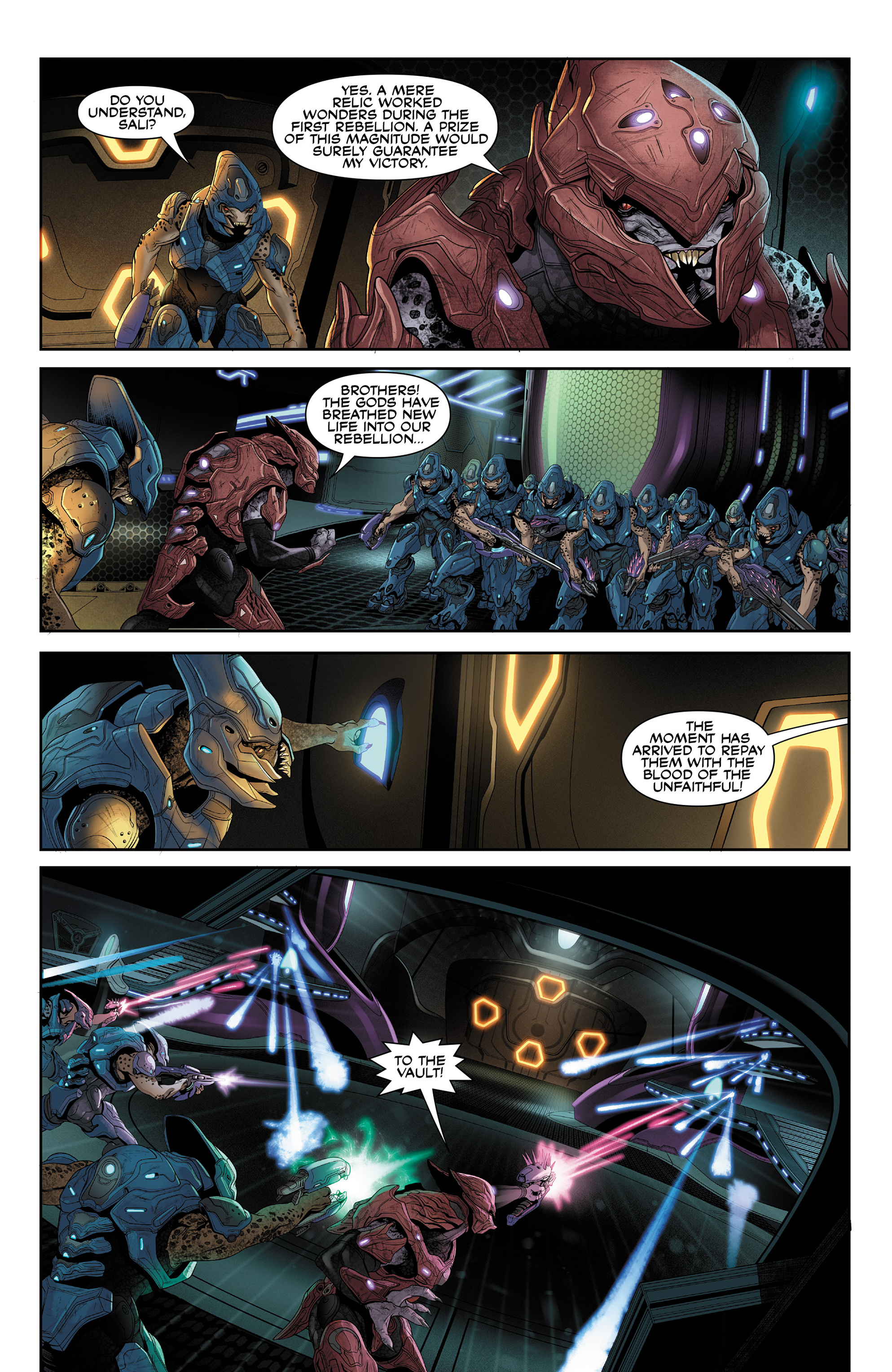 Read online Halo: Escalation comic -  Issue #23 - 10