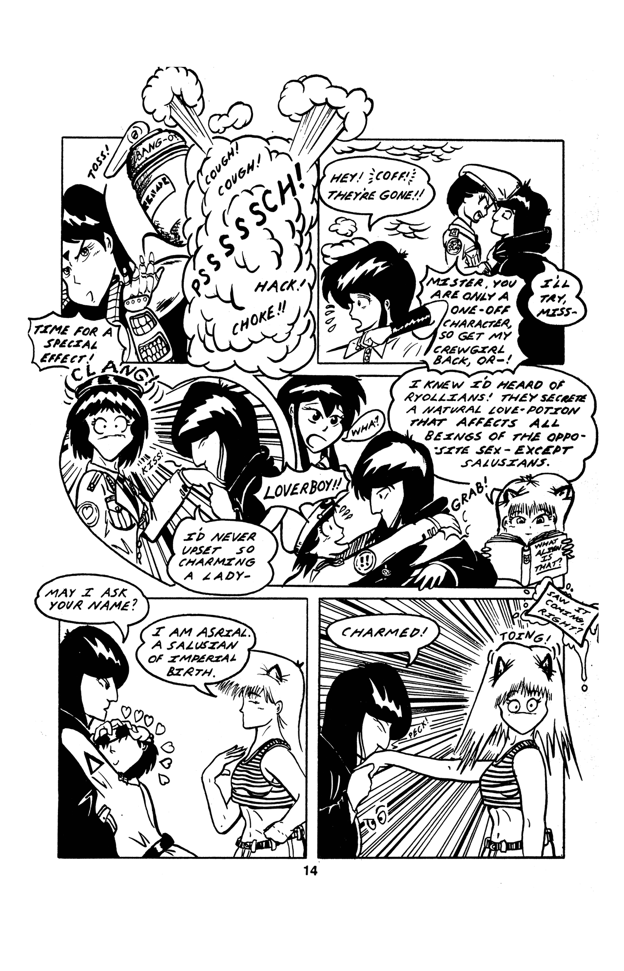 Read online Girls of Ninja High School comic -  Issue #2 - 14