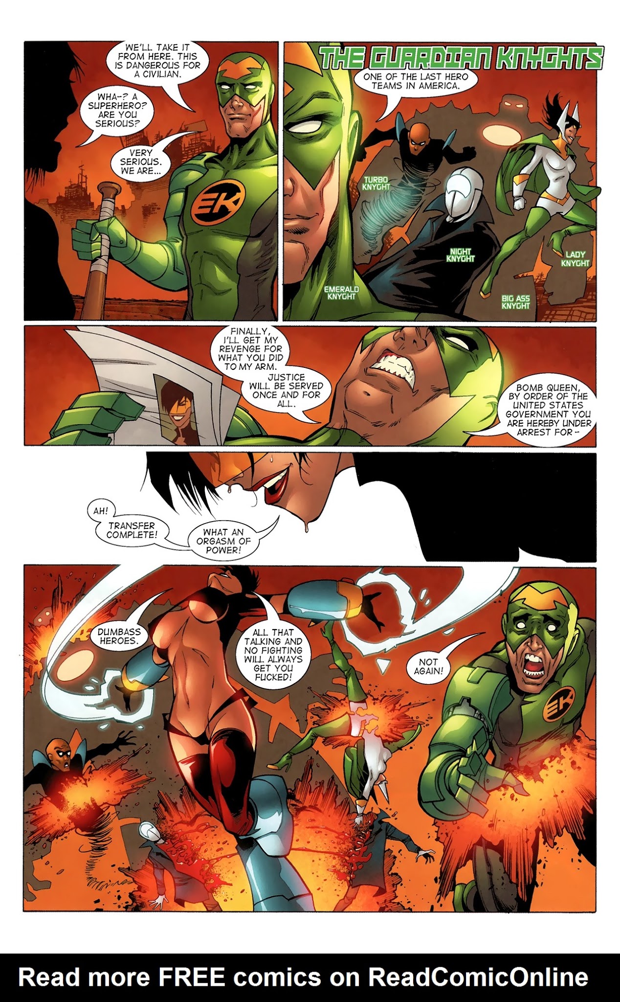 Read online Bomb Queen vs. Hack/Slash comic -  Issue # Full - 21