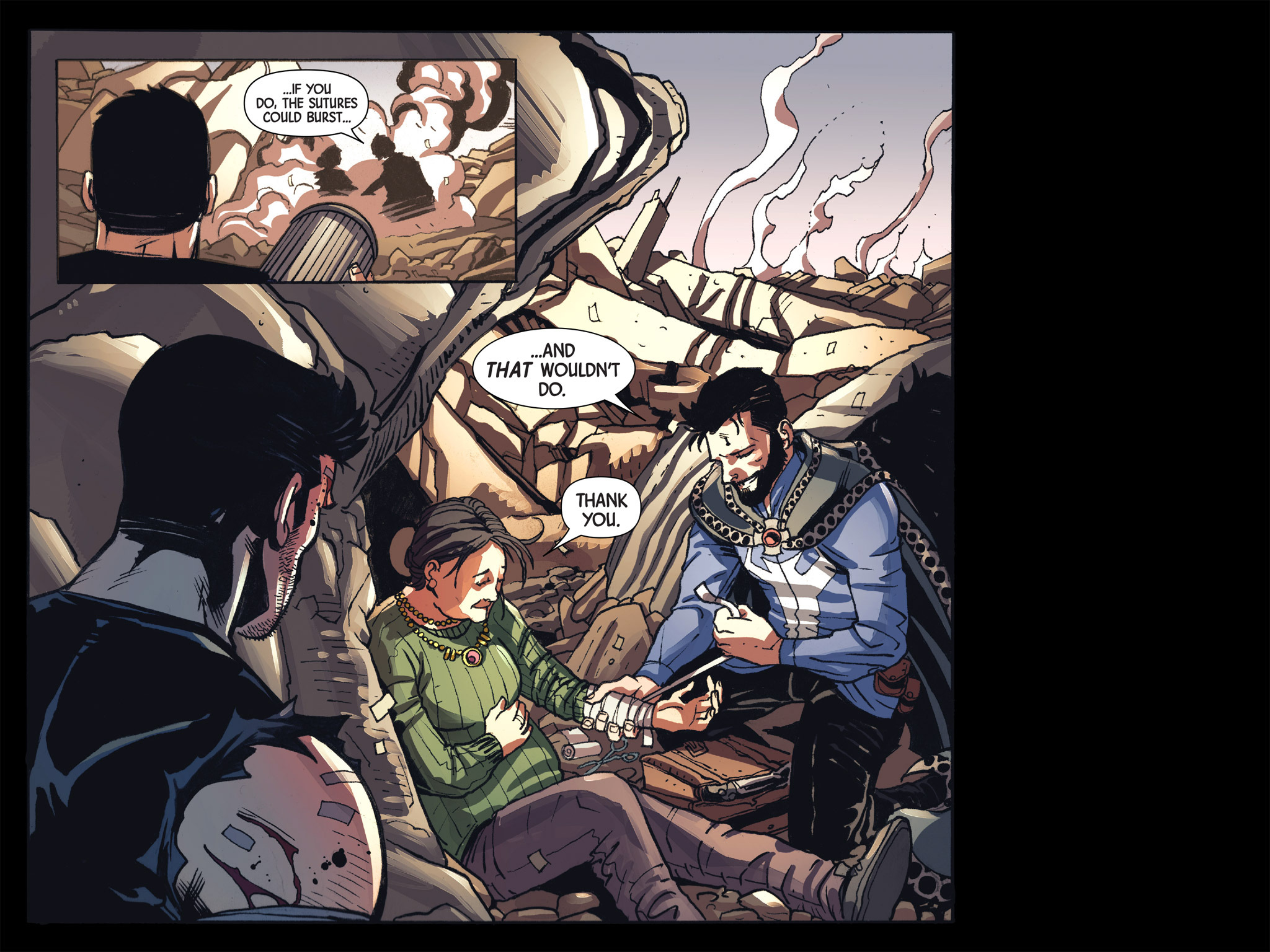 Read online Doctor Strange/Punisher: Magic Bullets Infinite Comic comic -  Issue #7 - 27