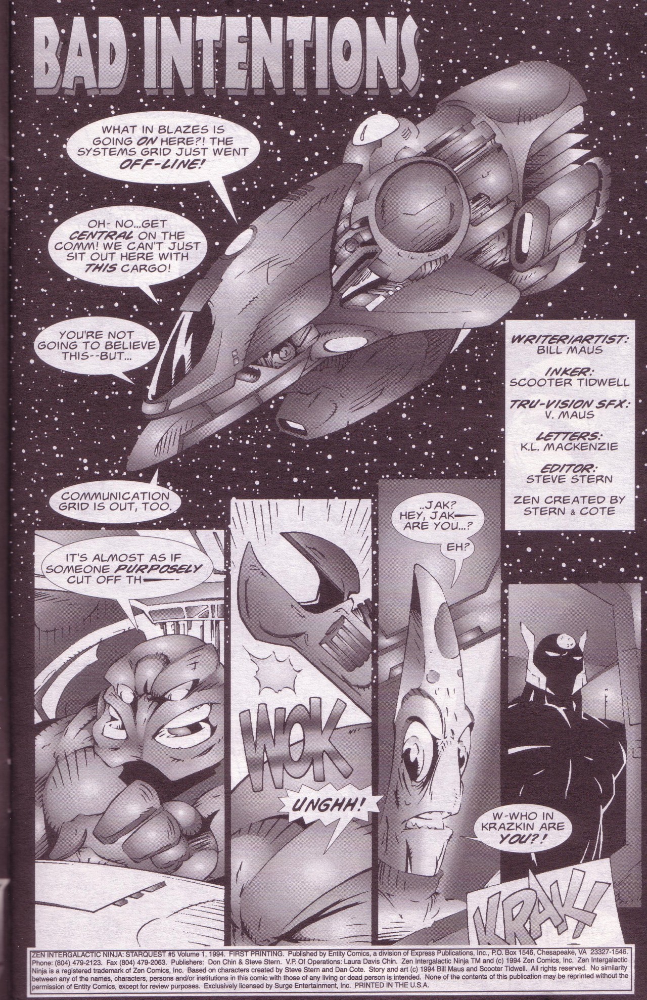 Read online Zen Intergalactic Ninja: Starquest comic -  Issue #5 - 3