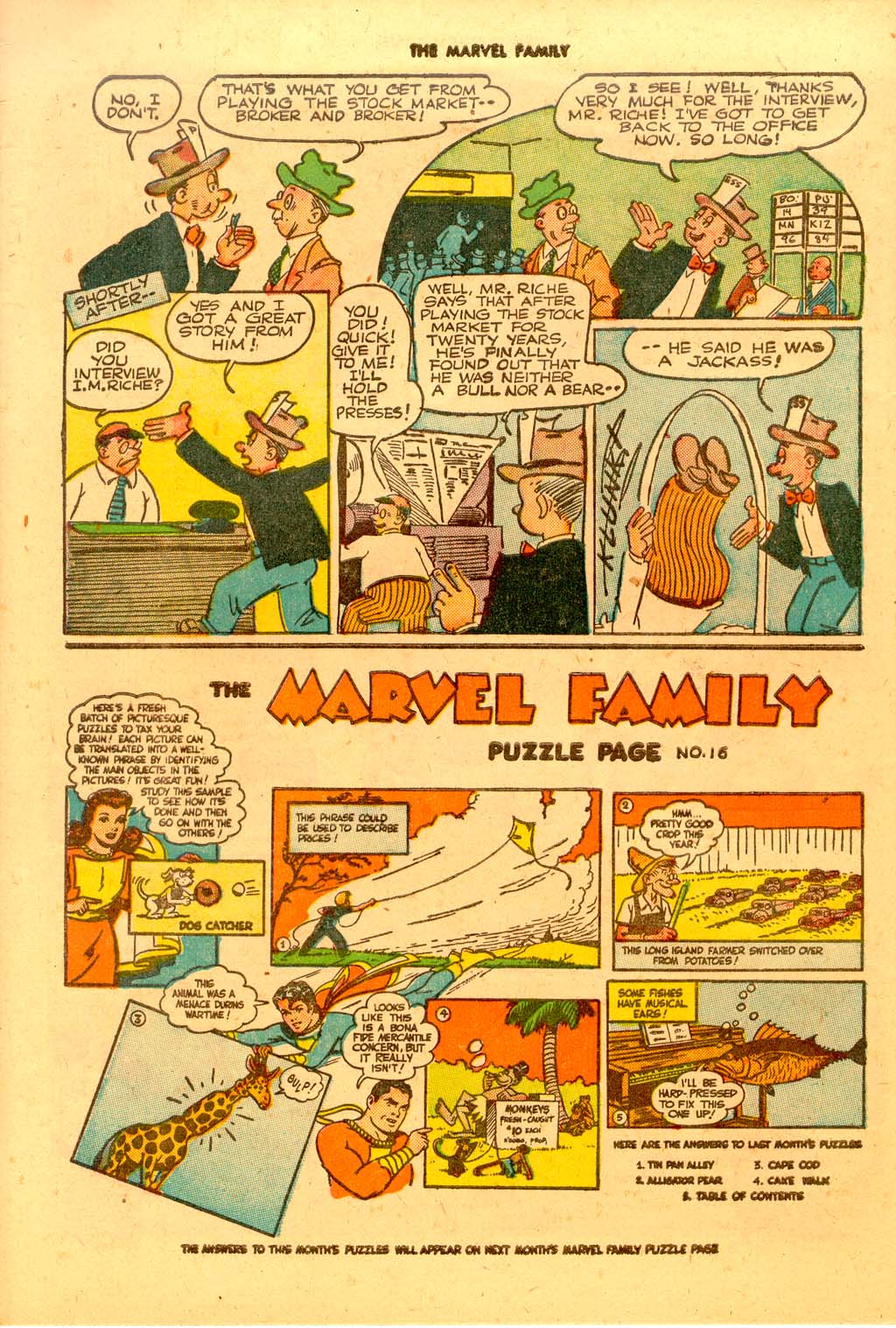 Read online The Marvel Family comic -  Issue #36 - 30