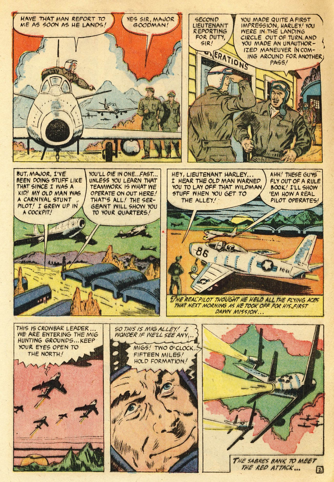 Read online War Birds (1952) comic -  Issue #2 - 13