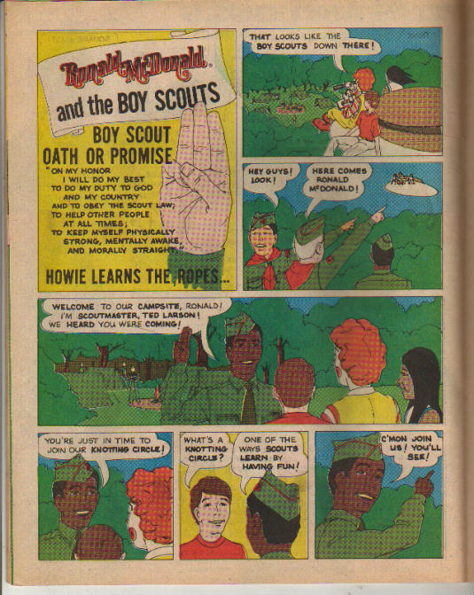 Read online Ronald McDonald Adventures in Scouting comic -  Issue # Full - 6