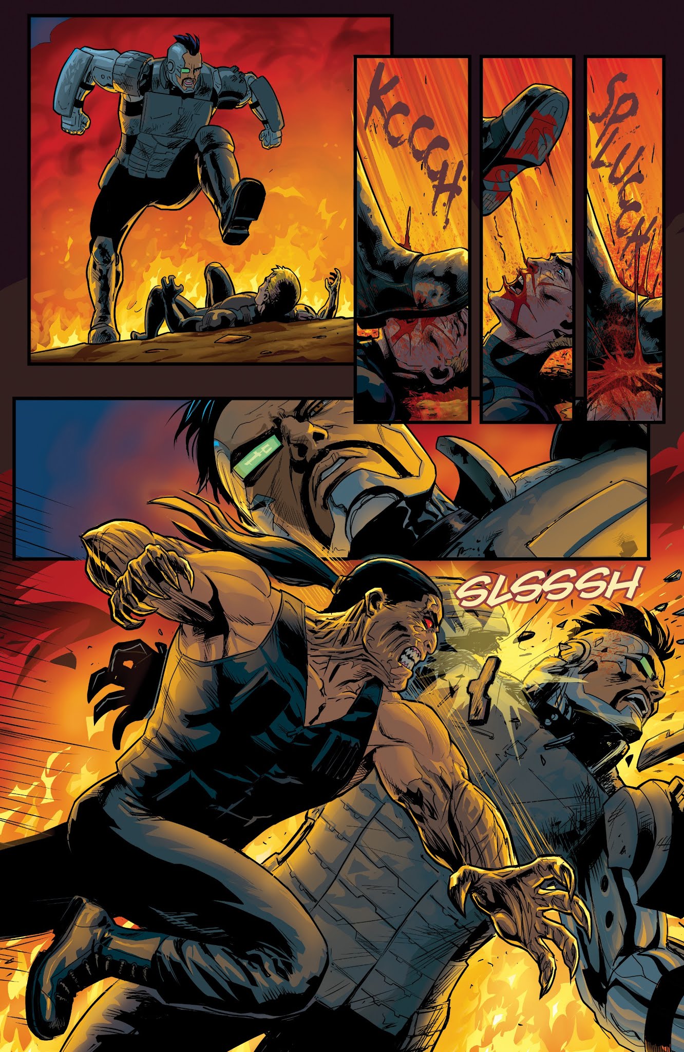 Read online Cyber Force comic -  Issue #7 - 16
