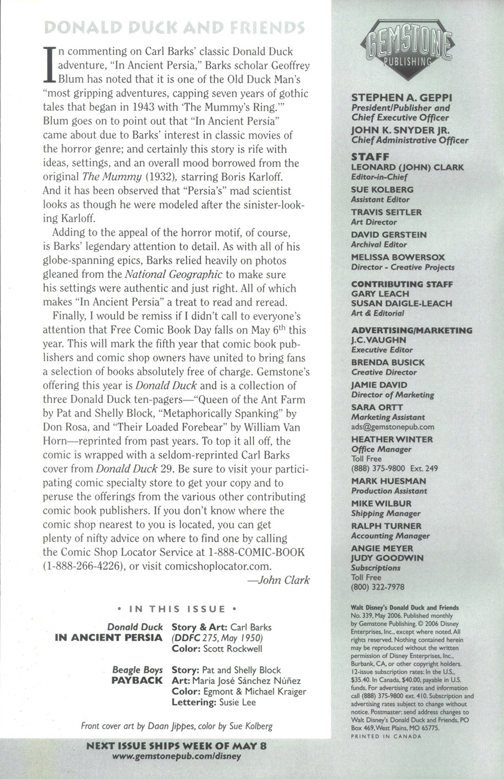 Read online Walt Disney's Donald Duck and Friends comic -  Issue #339 - 2