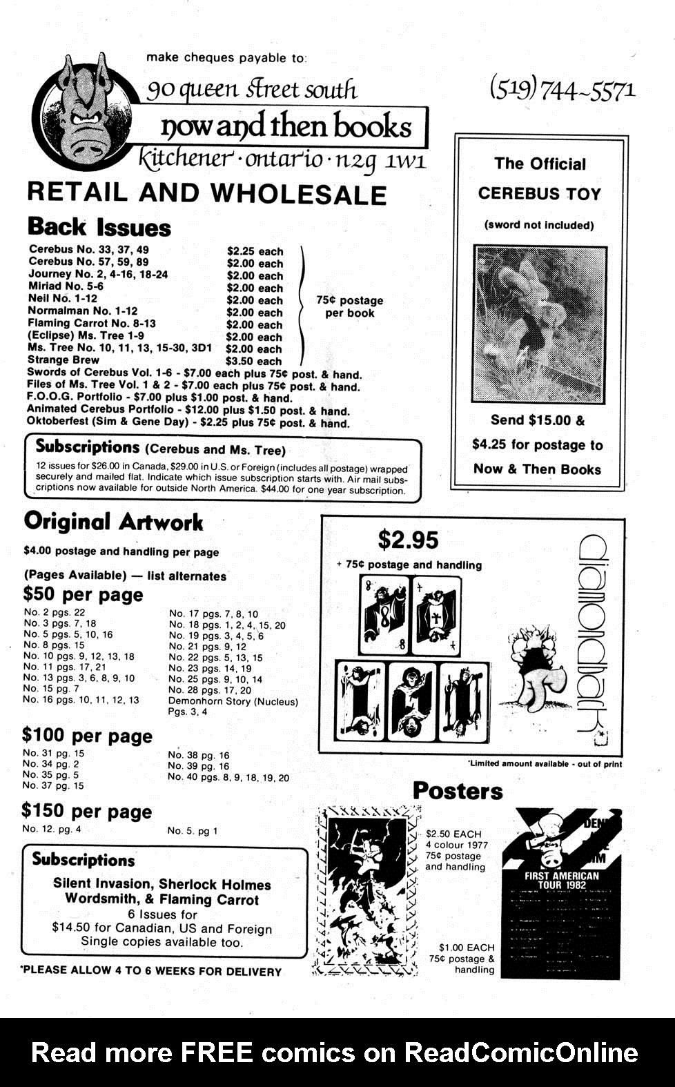 Read online Cerebus comic -  Issue #93 - 23