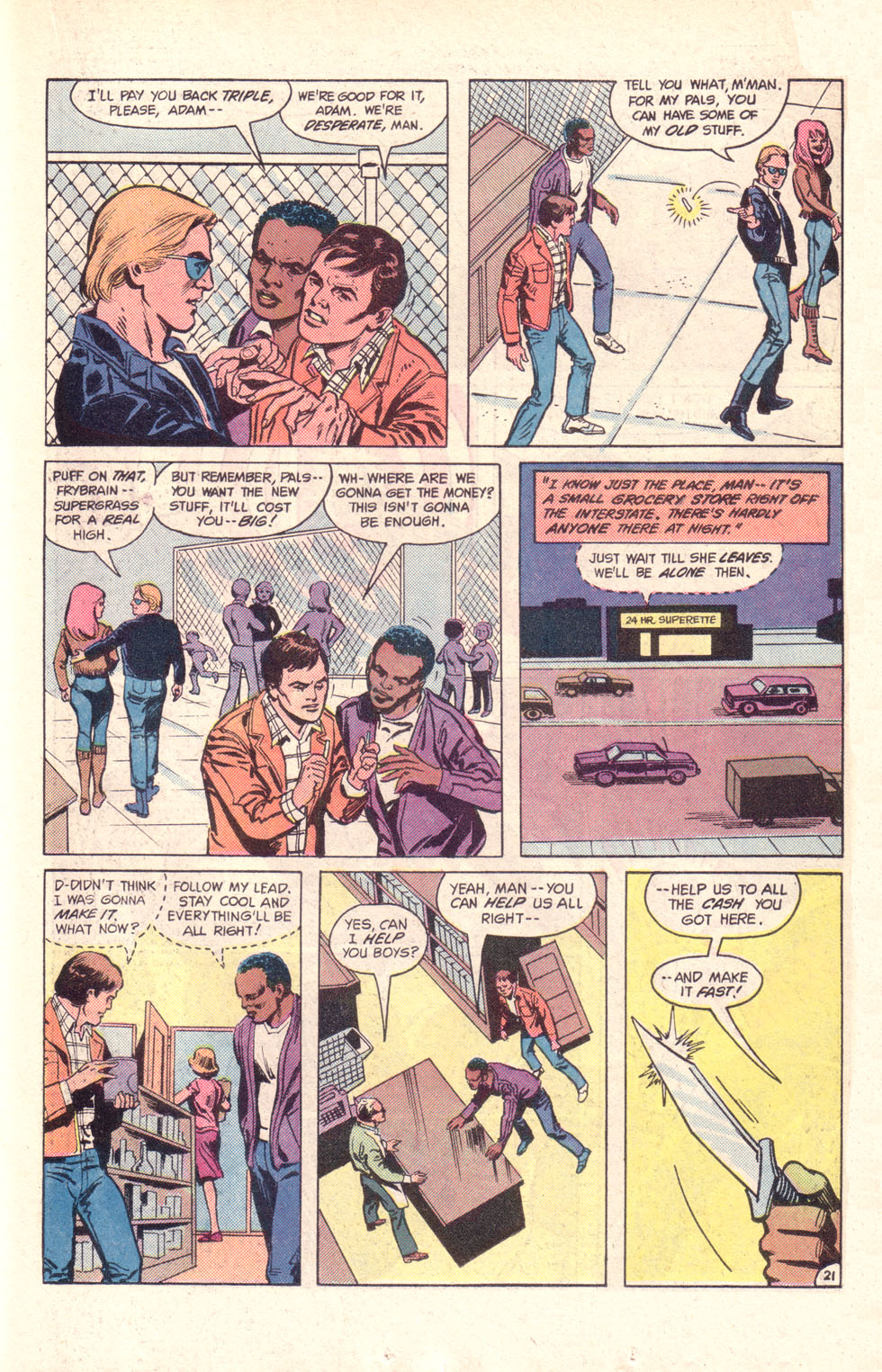 Read online The New Teen Titans (Drug Awareness Specials) comic -  Issue #1 - 23