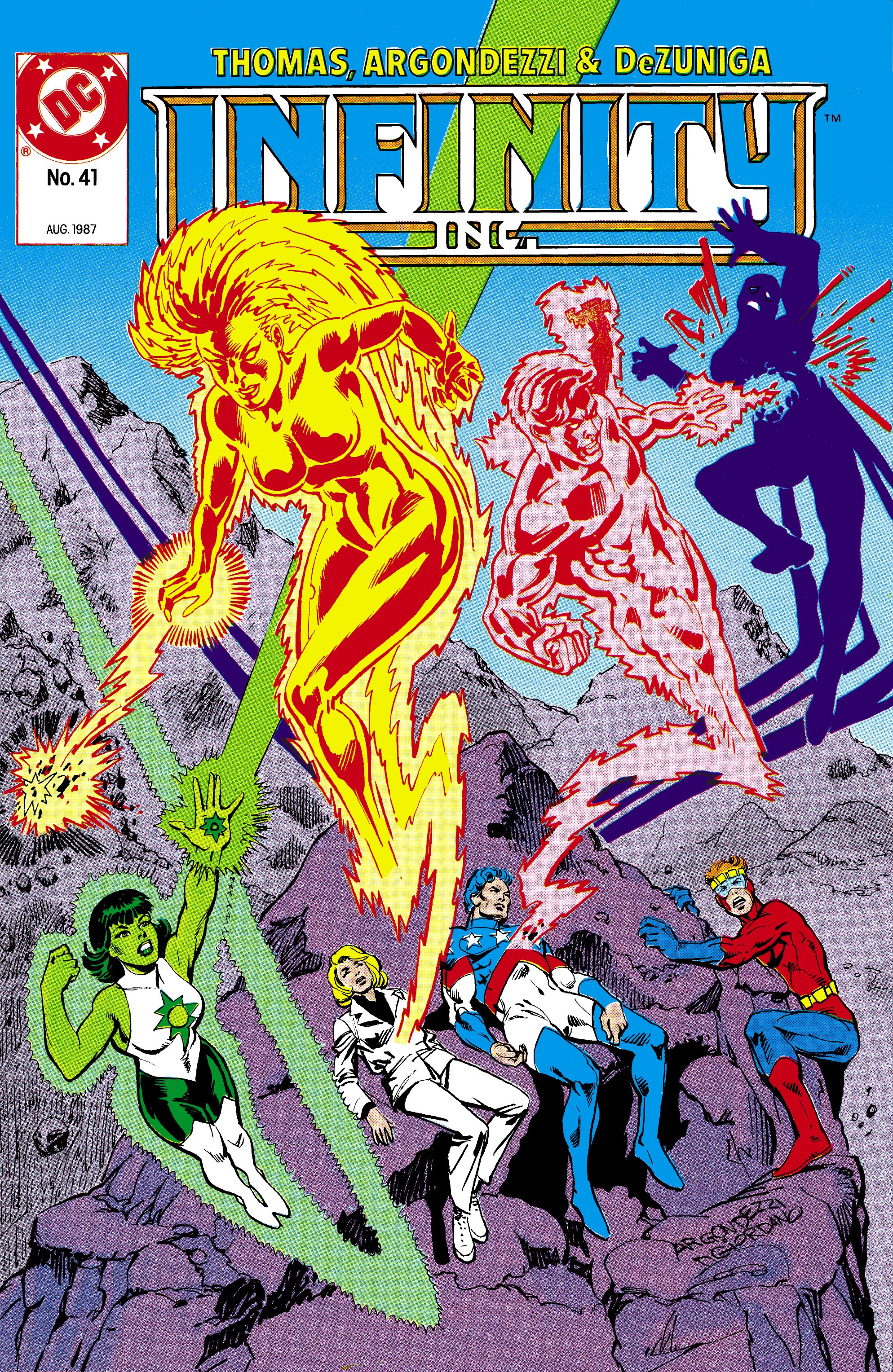 Read online Infinity Inc. (1984) comic -  Issue #41 - 1