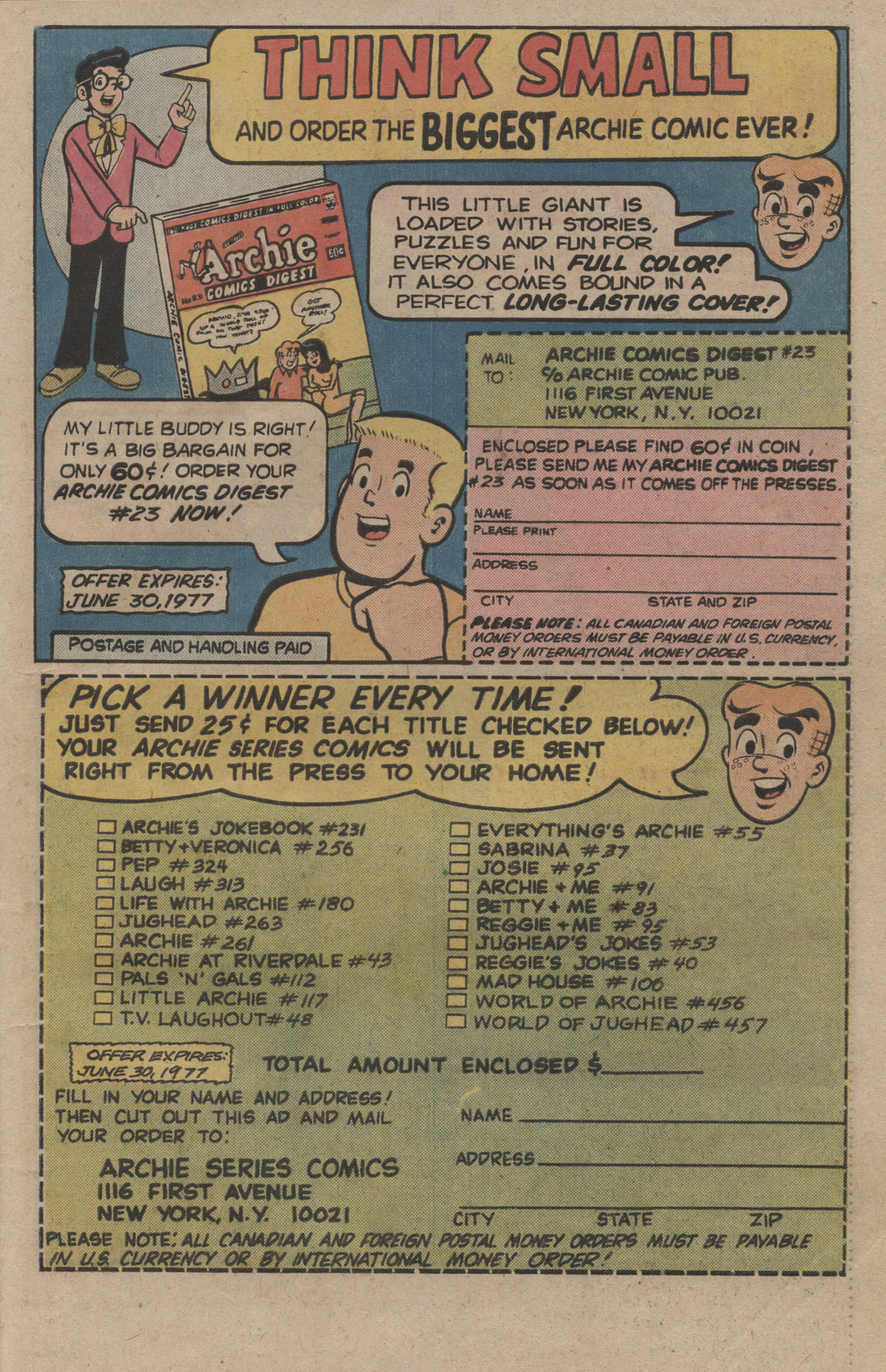 Read online Archie's Joke Book Magazine comic -  Issue #230 - 27