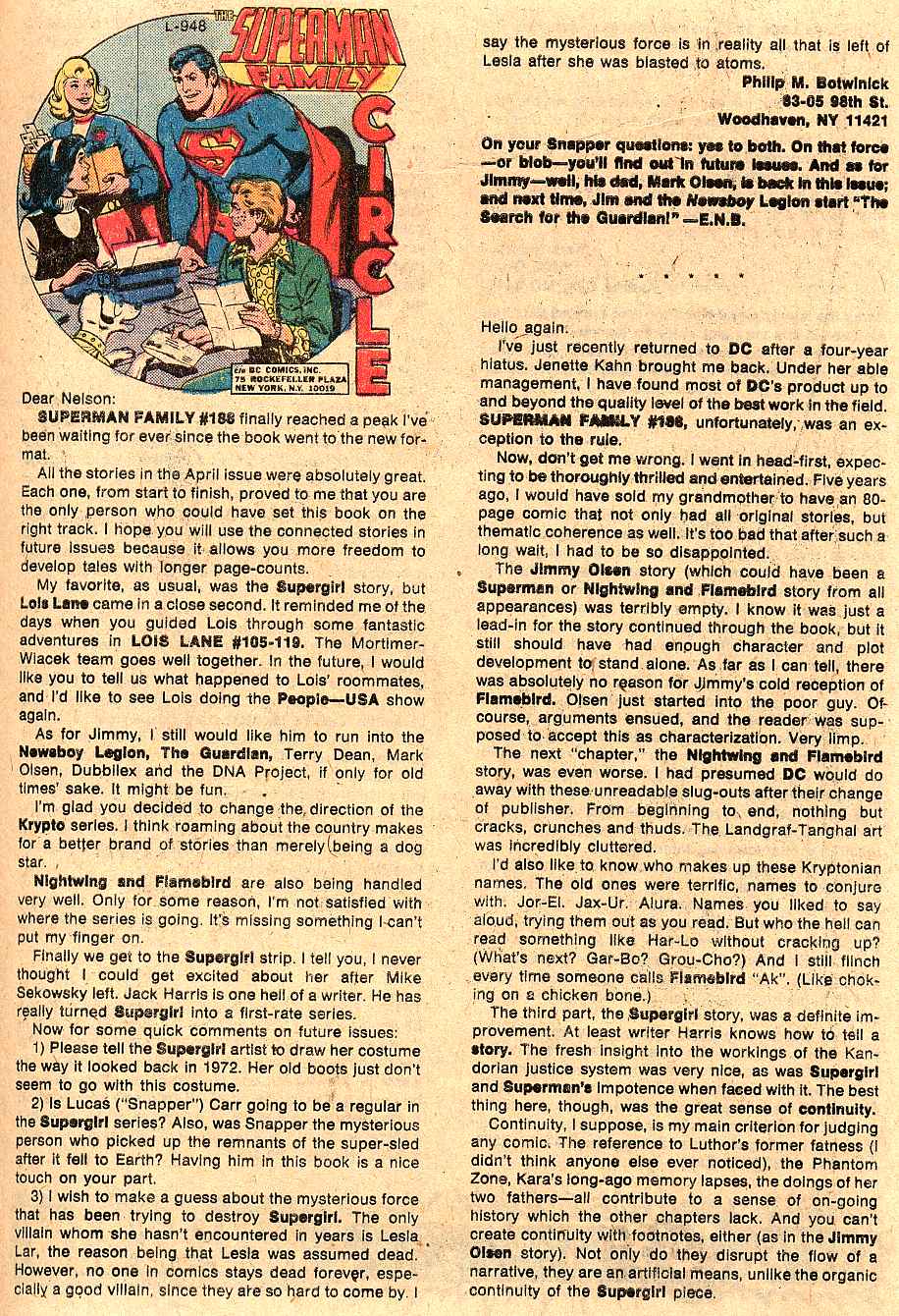 Read online The Superman Family comic -  Issue #190 - 19