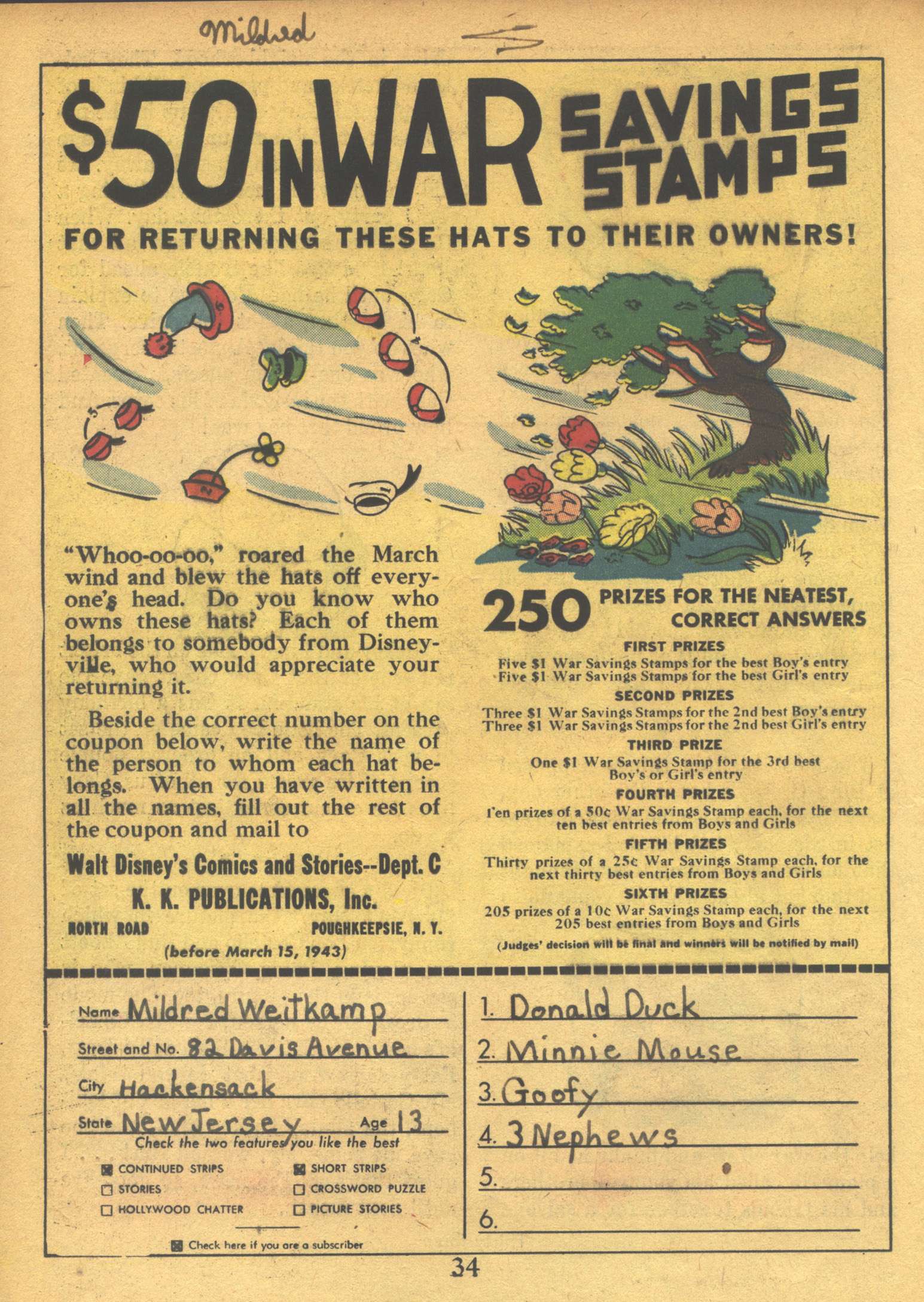 Read online Walt Disney's Comics and Stories comic -  Issue #30 - 36