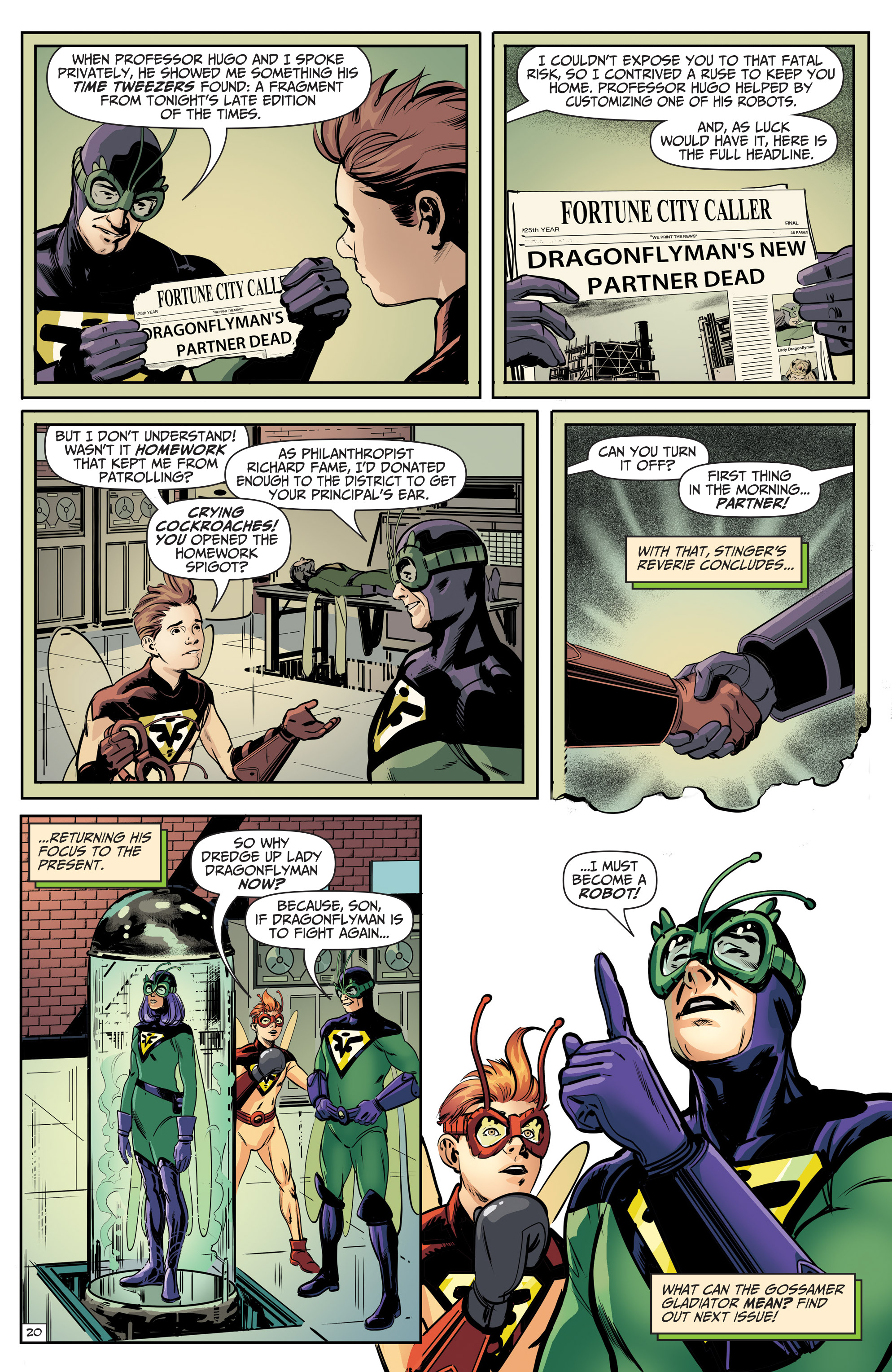 Read online Dragonfly & Dragonflyman comic -  Issue #3 - 21