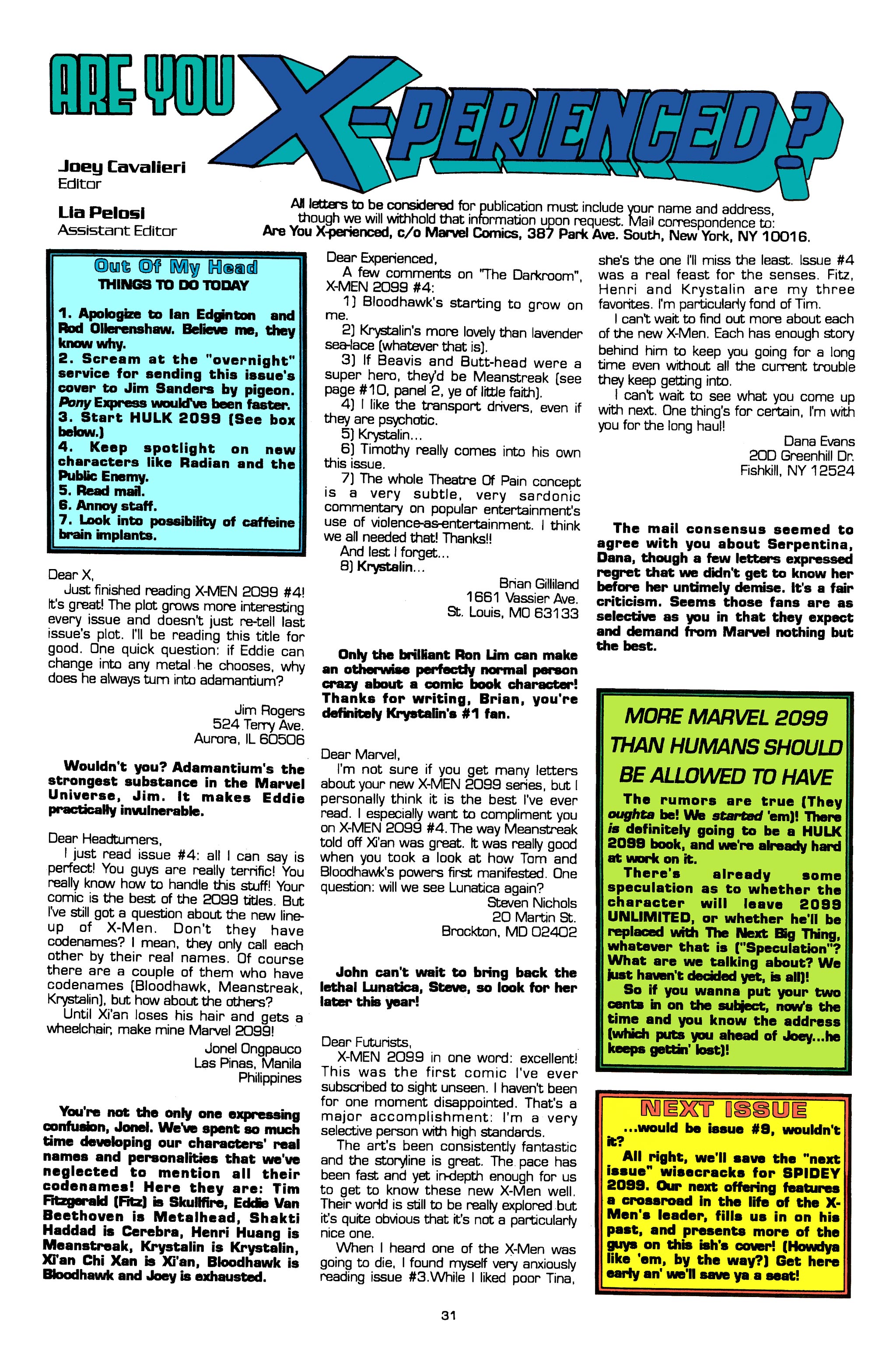 Read online X-Men 2099 comic -  Issue #8 - 25