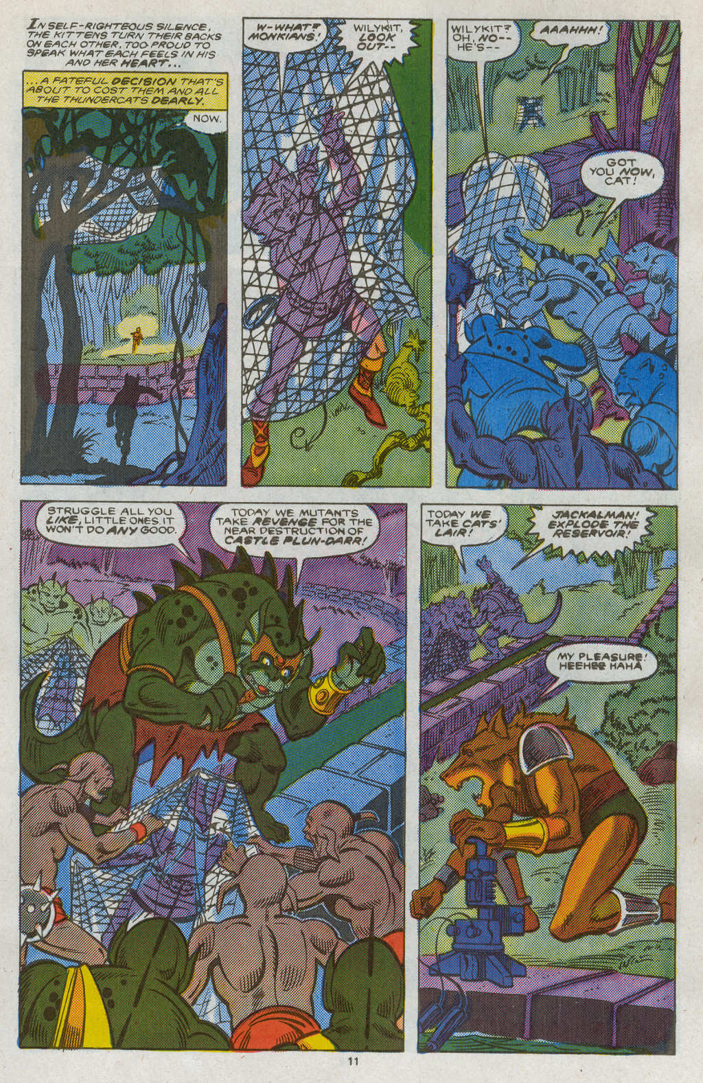 Read online ThunderCats (1985) comic -  Issue #8 - 17