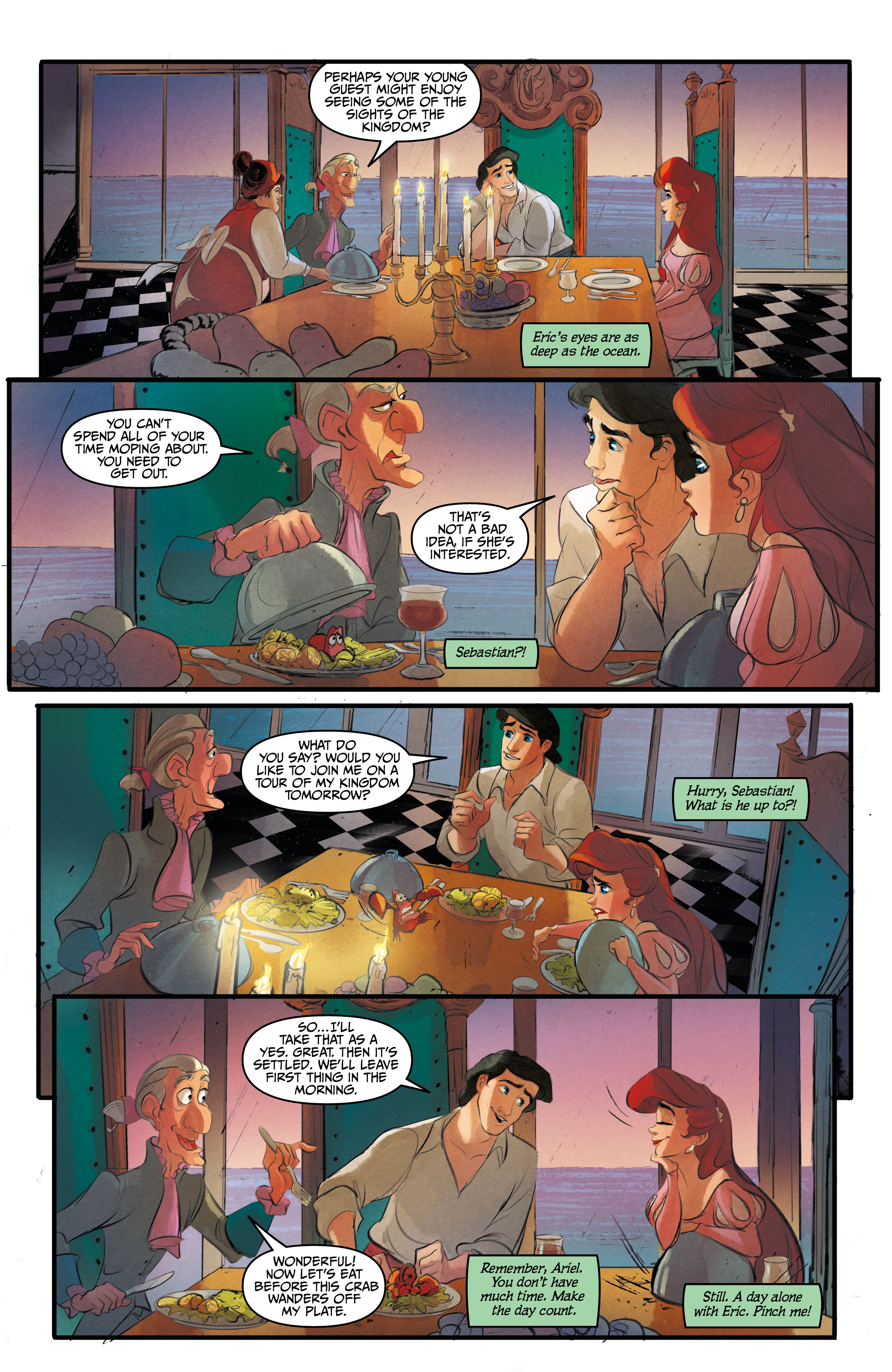 Read online Disney The Little Mermaid comic -  Issue #3 - 6