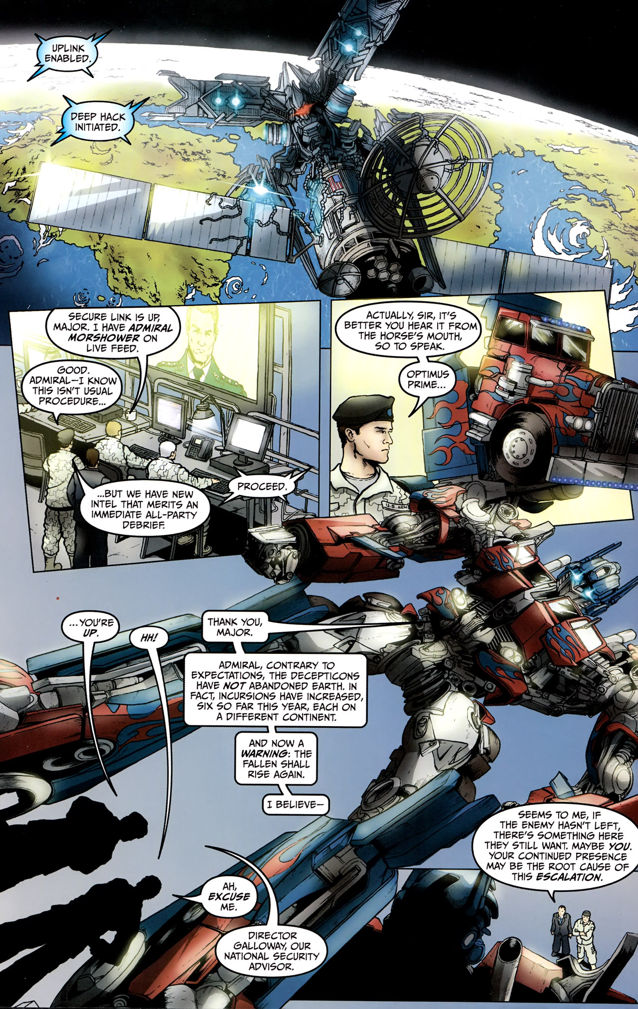 Read online Transformers: Revenge of the Fallen — Official Movie Adaptation comic -  Issue #1 - 18