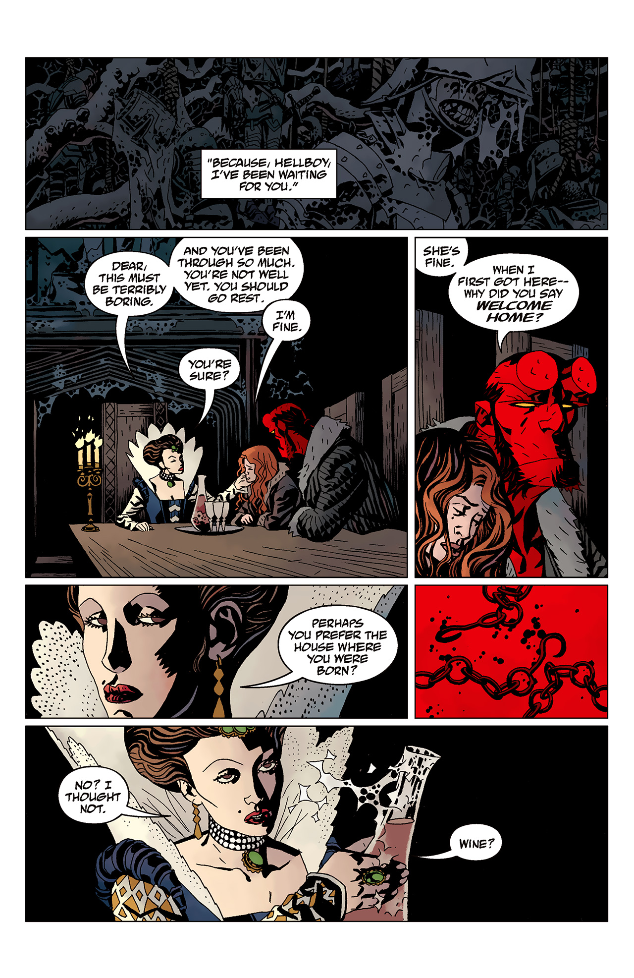 Read online Hellboy: The Wild Hunt comic -  Issue #6 - 4