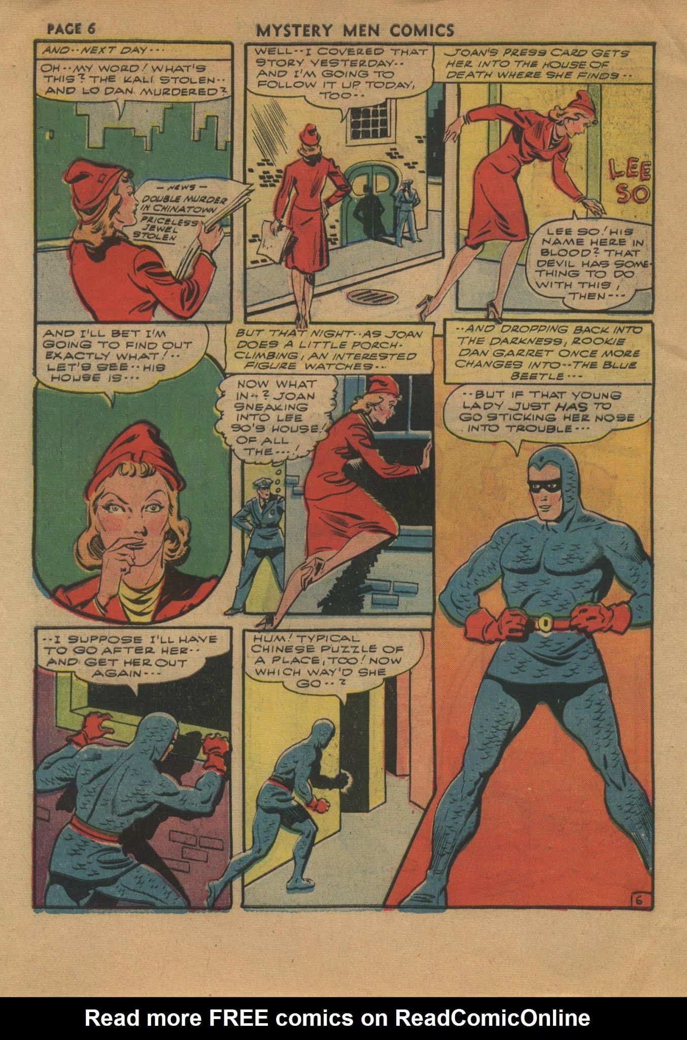 Read online Mystery Men Comics comic -  Issue #31 - 8