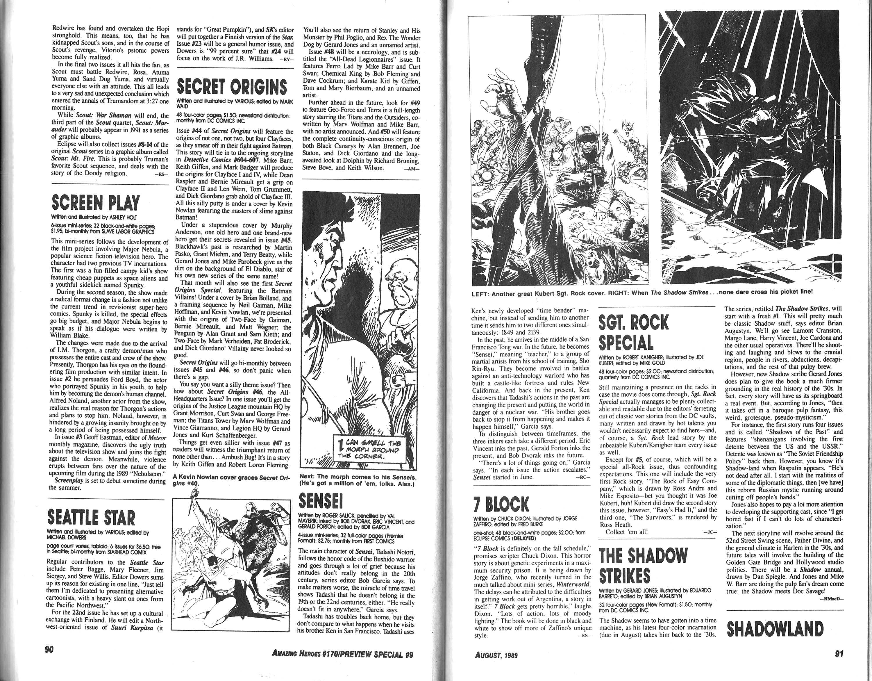 Read online Amazing Heroes comic -  Issue #170 - 48