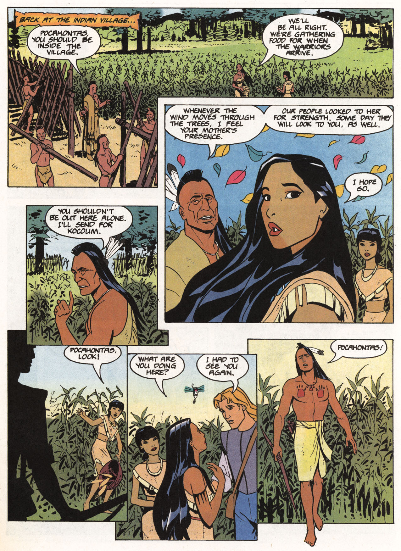 Read online Disney's Pocahontas comic -  Issue #2 - 7