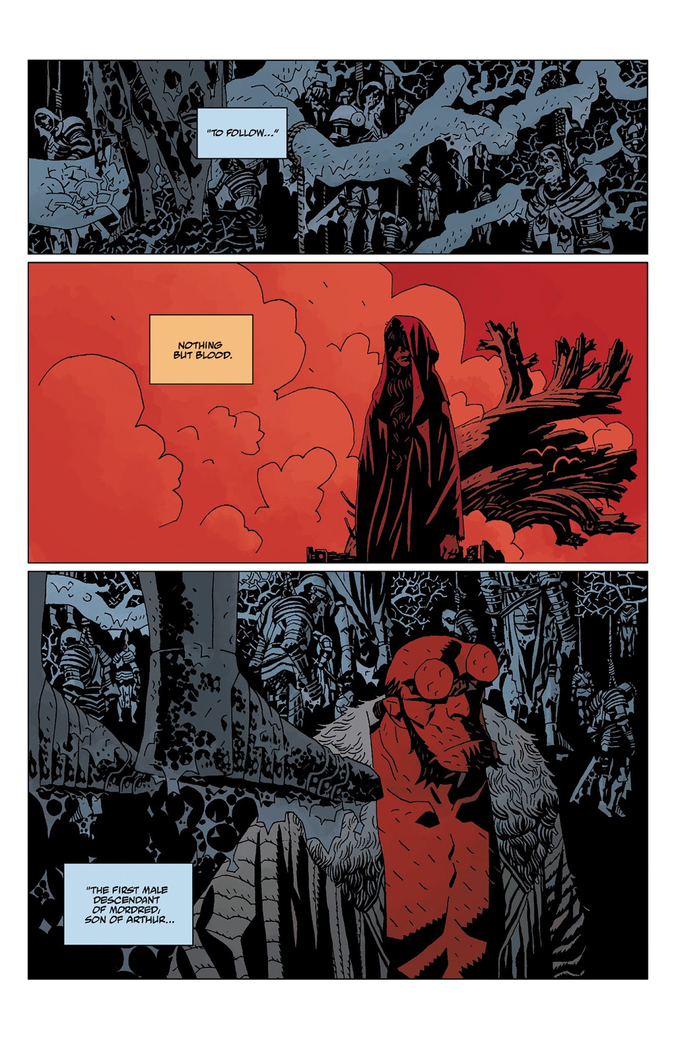 Read online Hellboy: The Wild Hunt comic -  Issue # TPB - 137