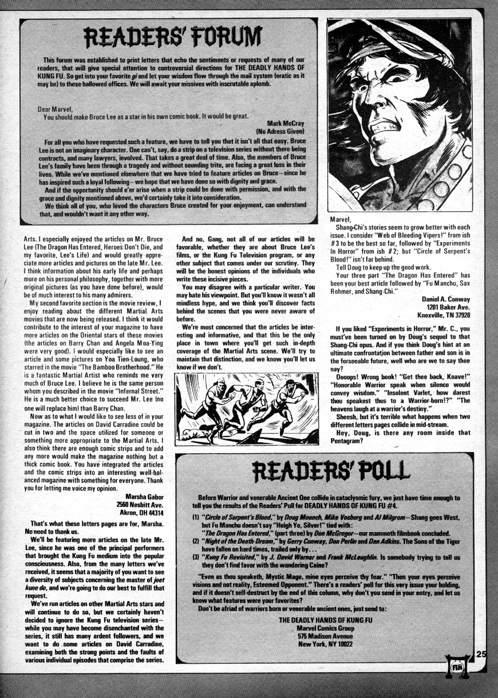 Read online The Deadly Hands of Kung Fu comic -  Issue #7 - 25