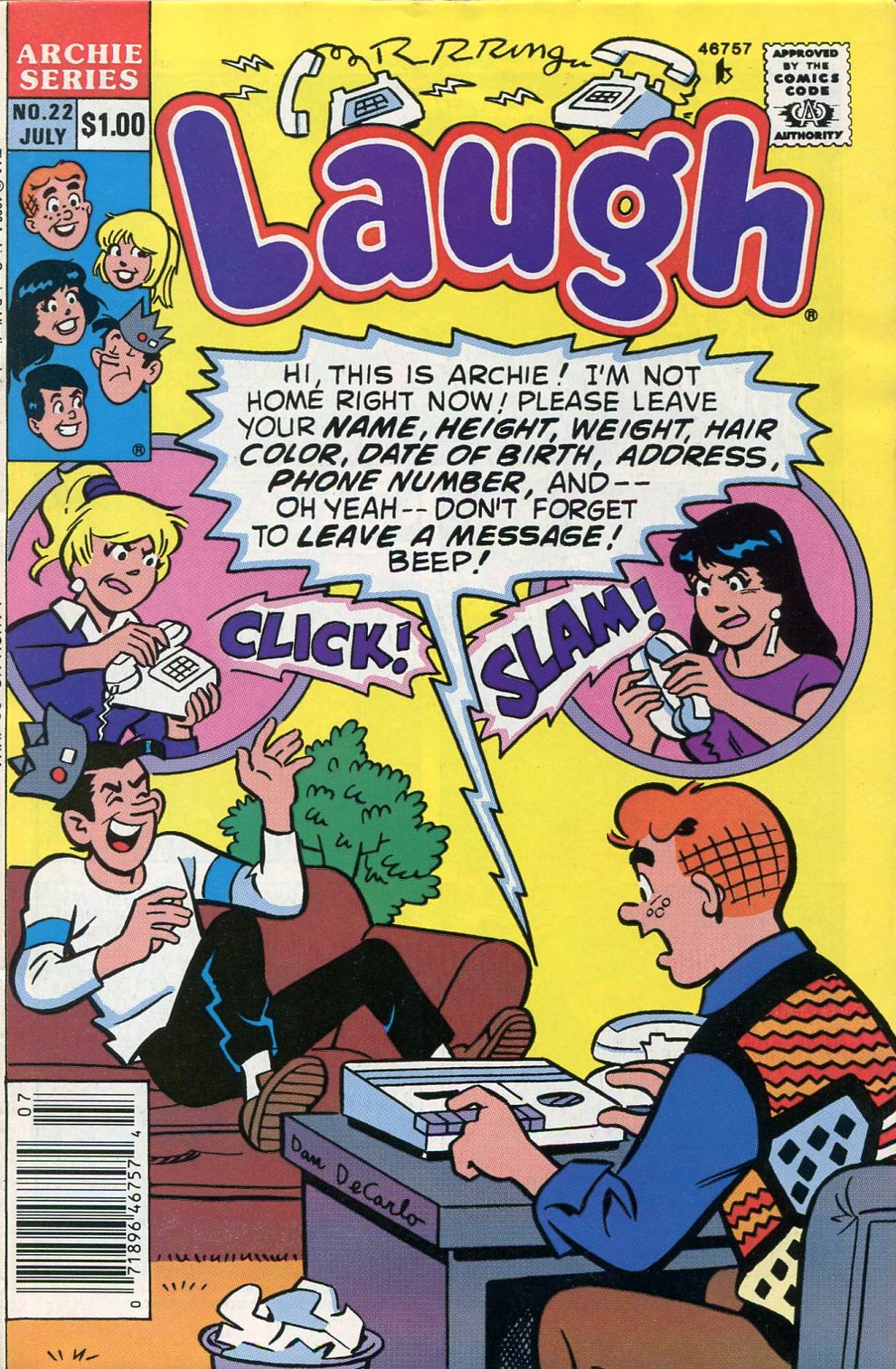 Read online Laugh comic -  Issue #22 - 1