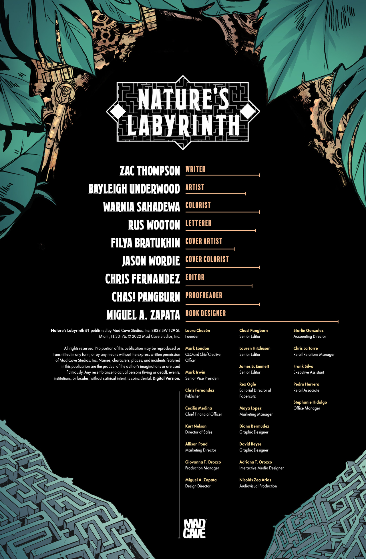 Read online Nature's Labyrinth comic -  Issue #1 - 2