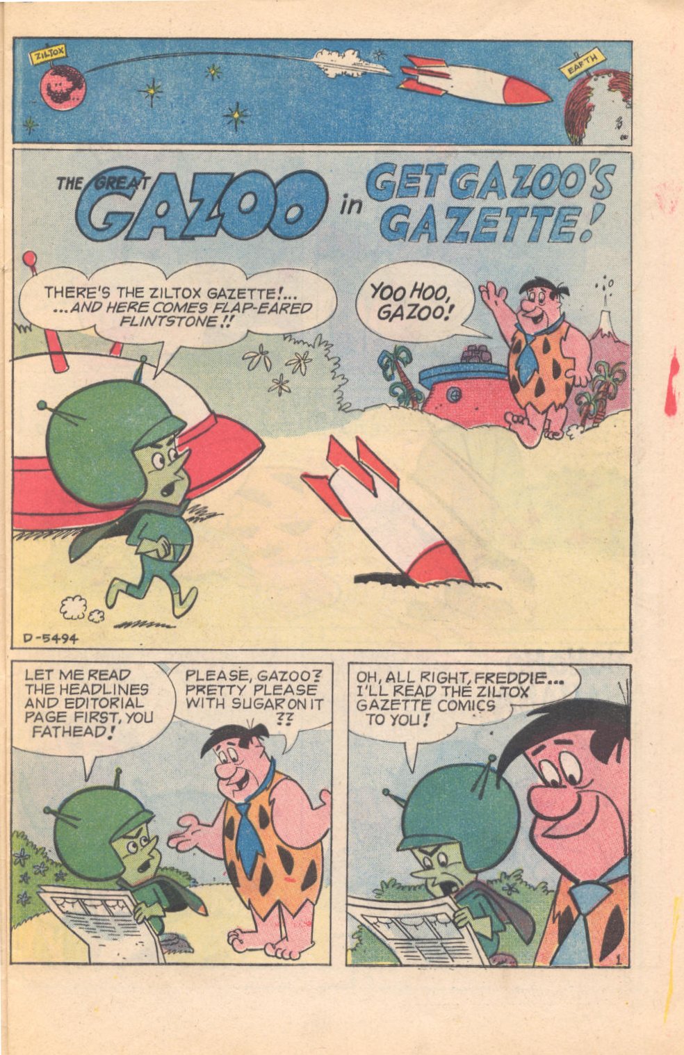 Read online Great Gazoo comic -  Issue #3 - 7