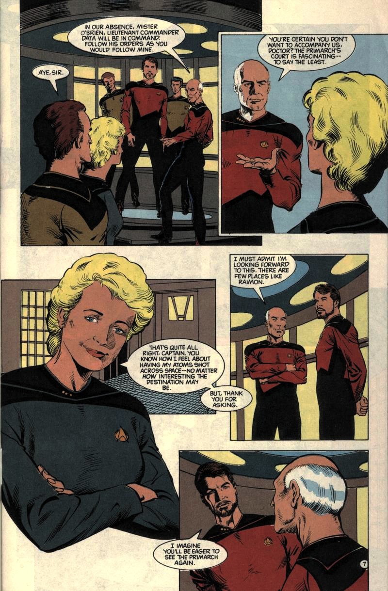Read online Star Trek: The Next Generation (1989) comic -  Issue #1 - 8