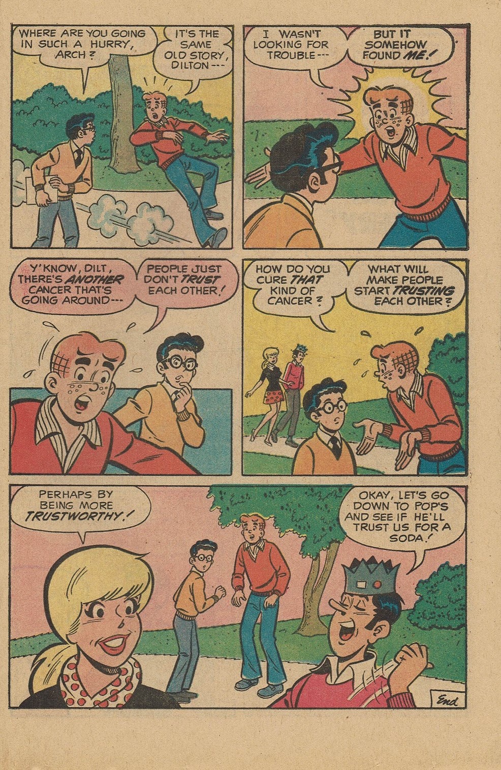 Read online Pep Comics comic -  Issue #260 - 21