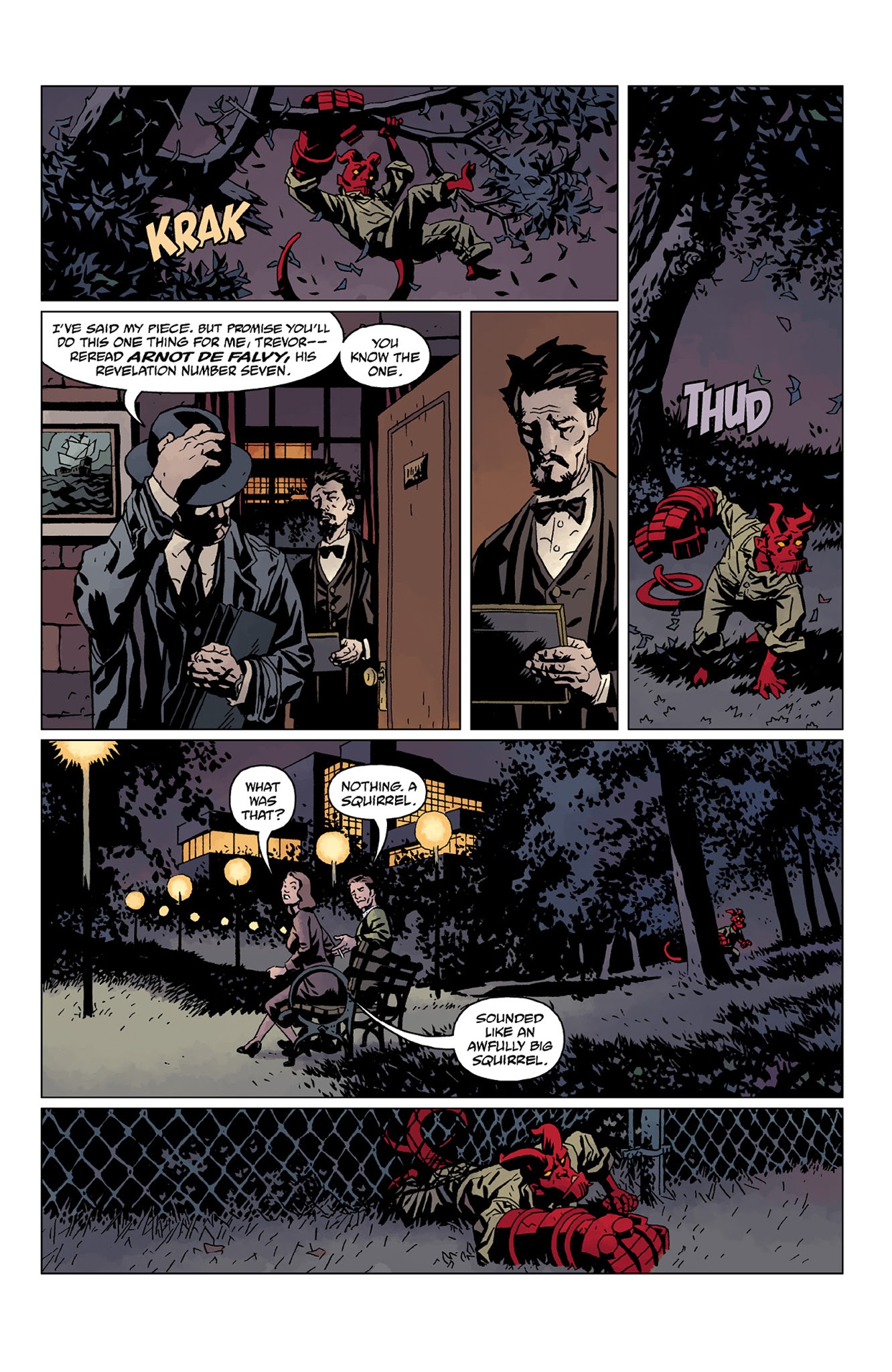 Read online Hellboy: The Midnight Circus comic -  Issue # TPB - 12