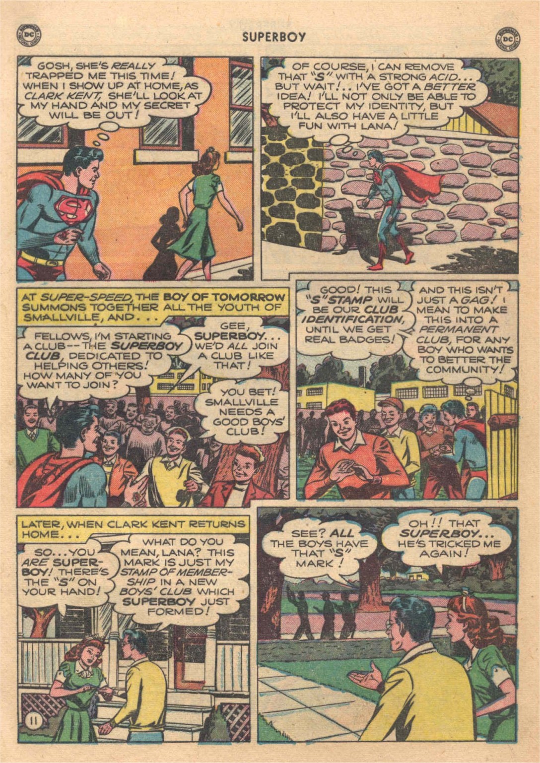 Read online Superboy (1949) comic -  Issue #10 - 12