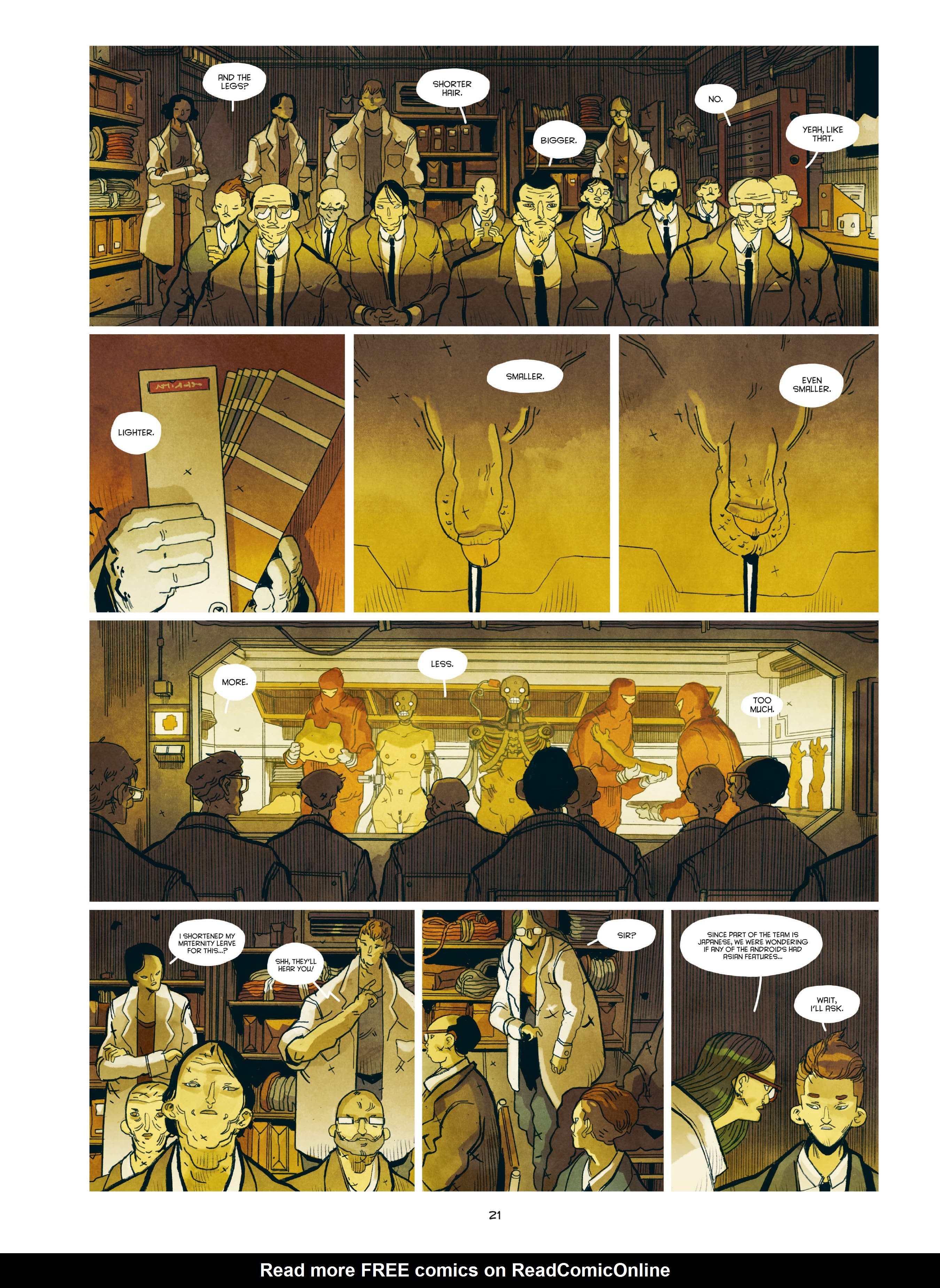 Read online Carbon & Silicon (2021) comic -  Issue #1 - 21