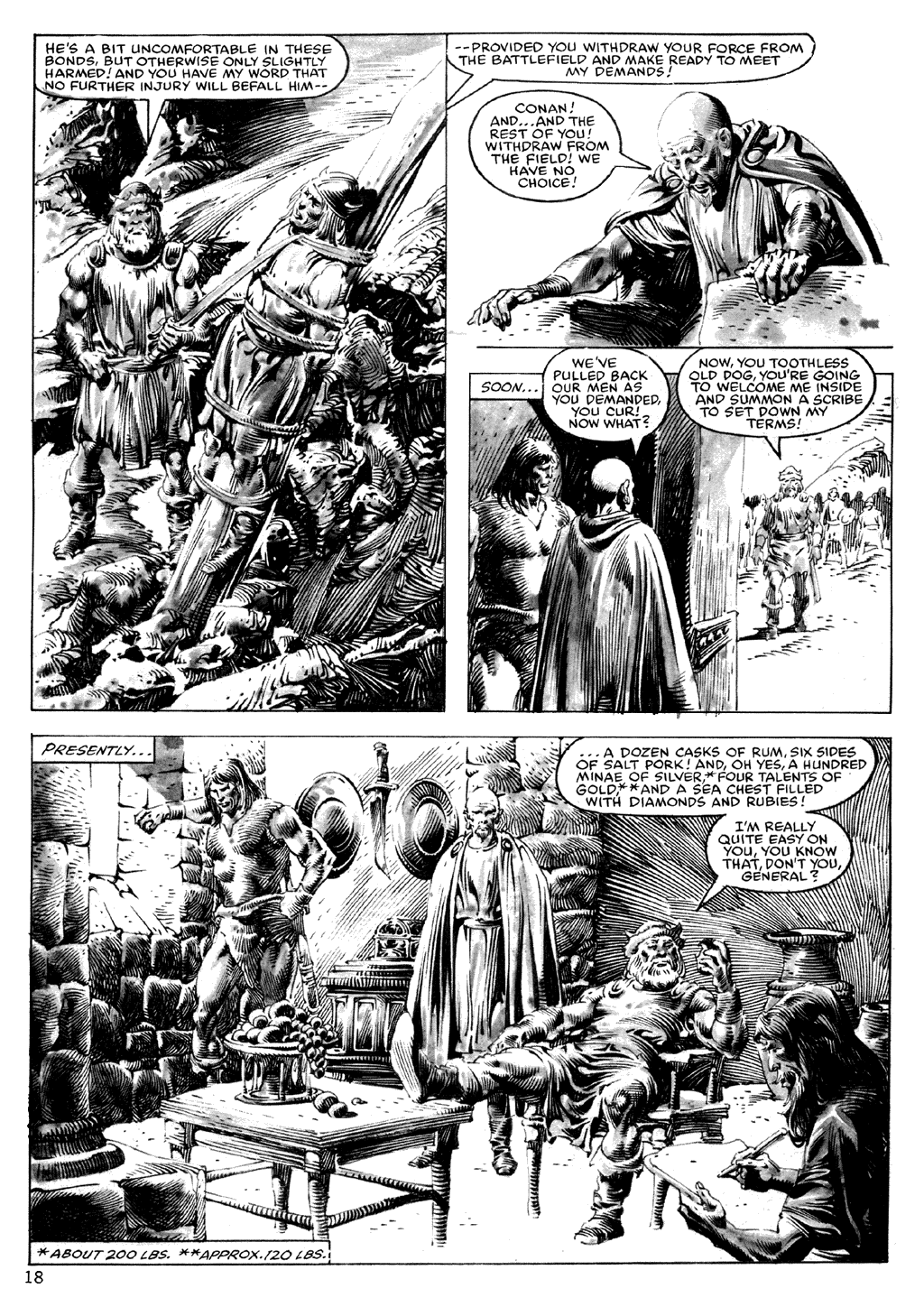 Read online The Savage Sword Of Conan comic -  Issue #101 - 18