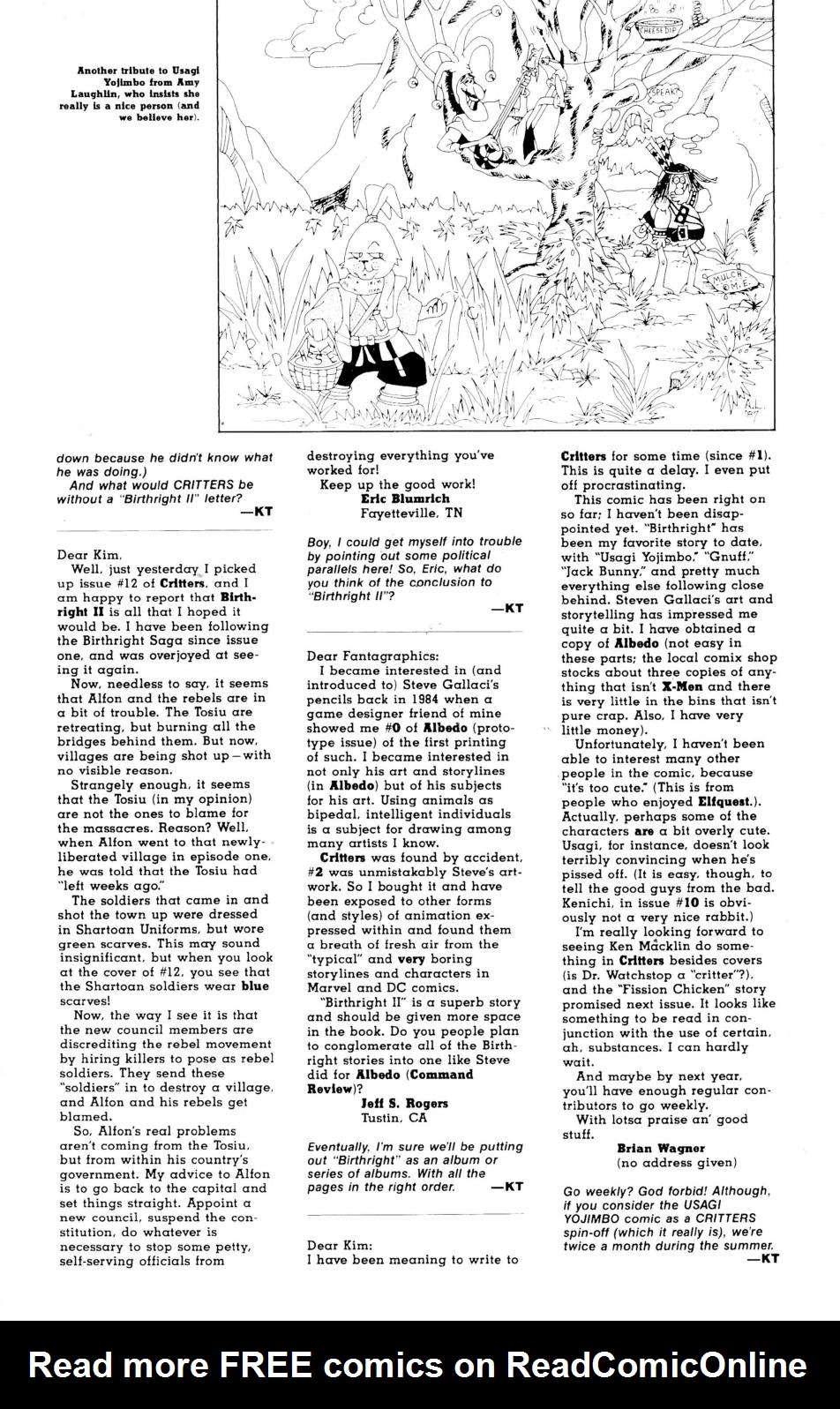 Read online Critters comic -  Issue #17 - 35
