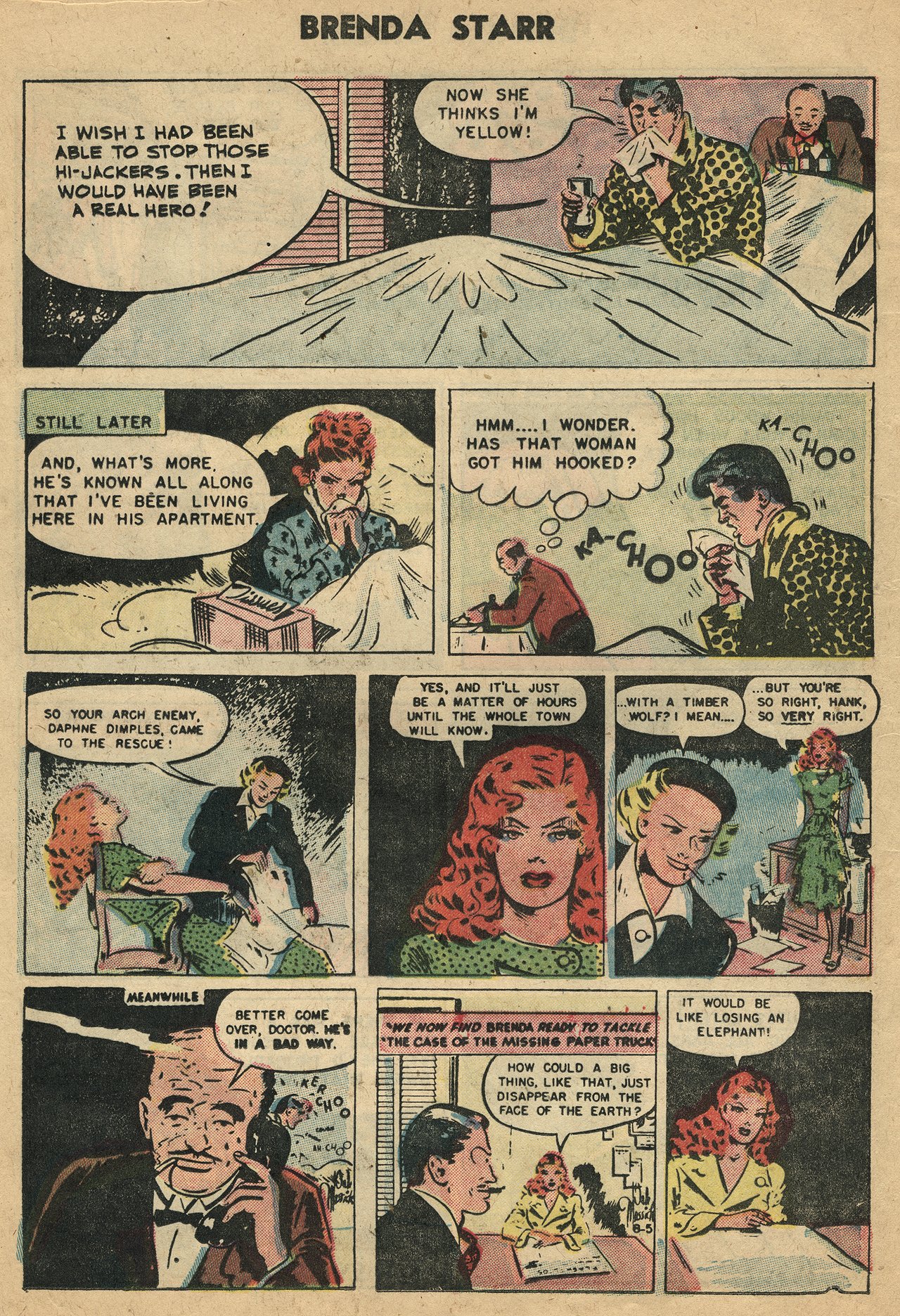 Read online Brenda Starr (1948) comic -  Issue #14 - 16