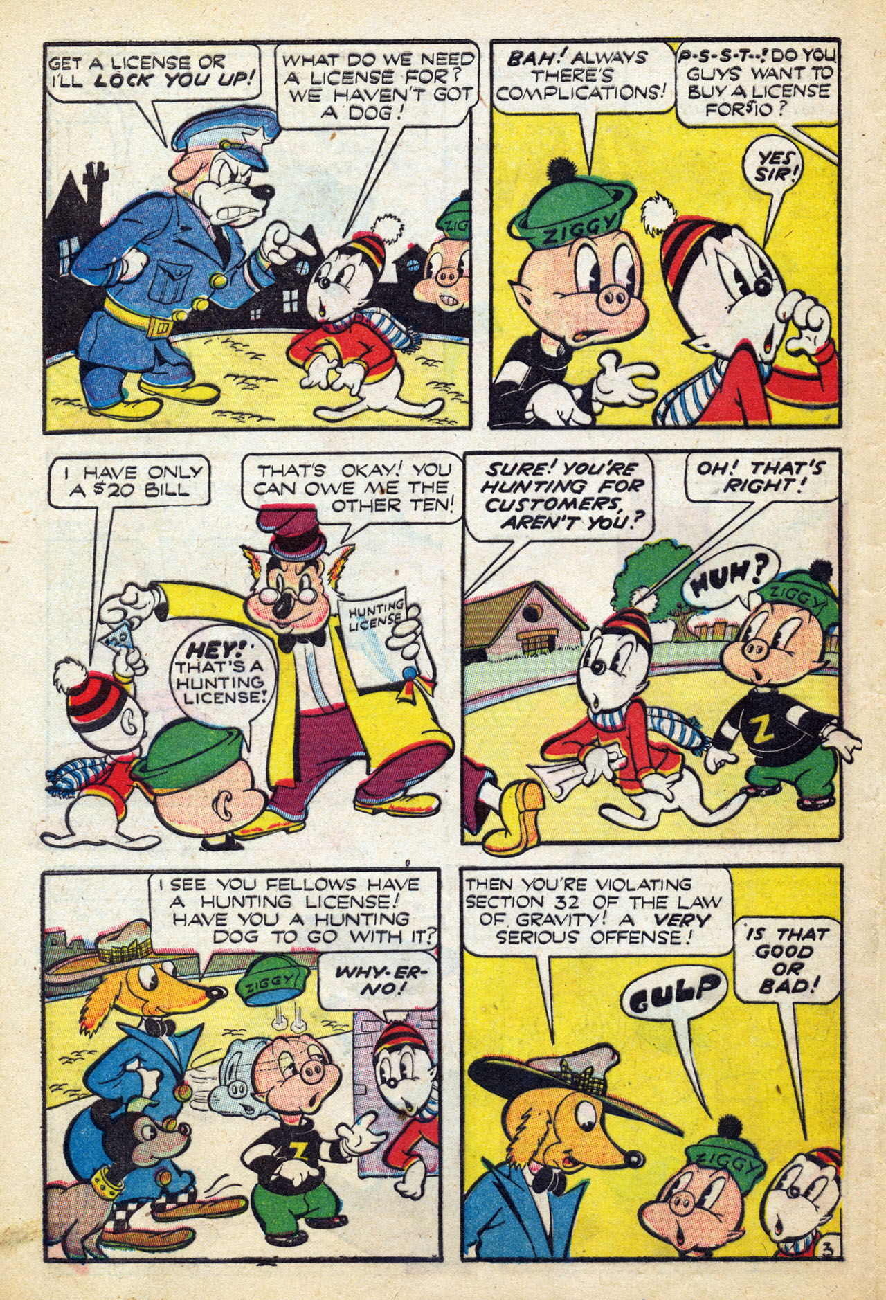 Read online Ziggy Pig-Silly Seal Comics (1944) comic -  Issue #3 - 28