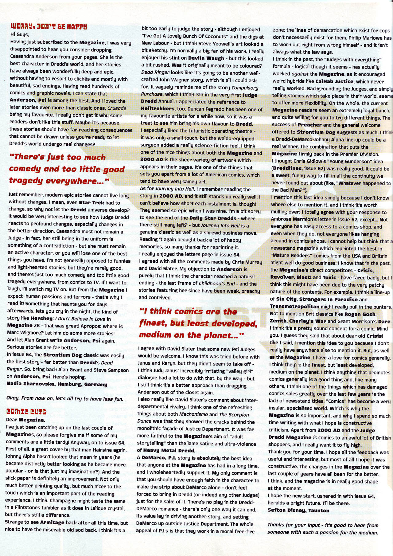 Read online Judge Dredd Megazine (vol. 3) comic -  Issue #67 - 28