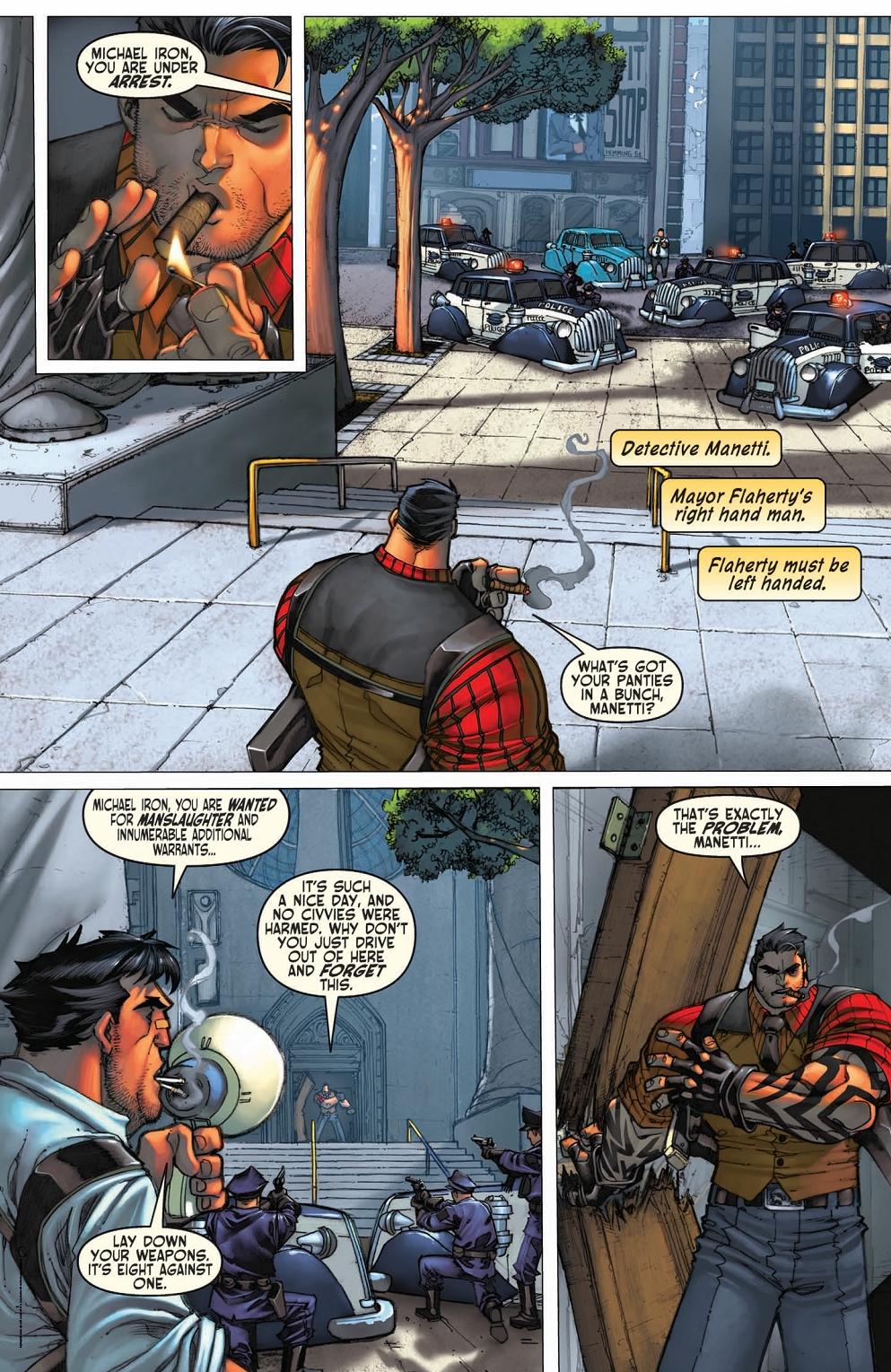 Read online Iron Saint comic -  Issue # TPB - 17