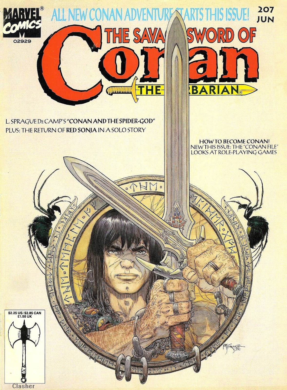 The Savage Sword Of Conan issue 207 - Page 1