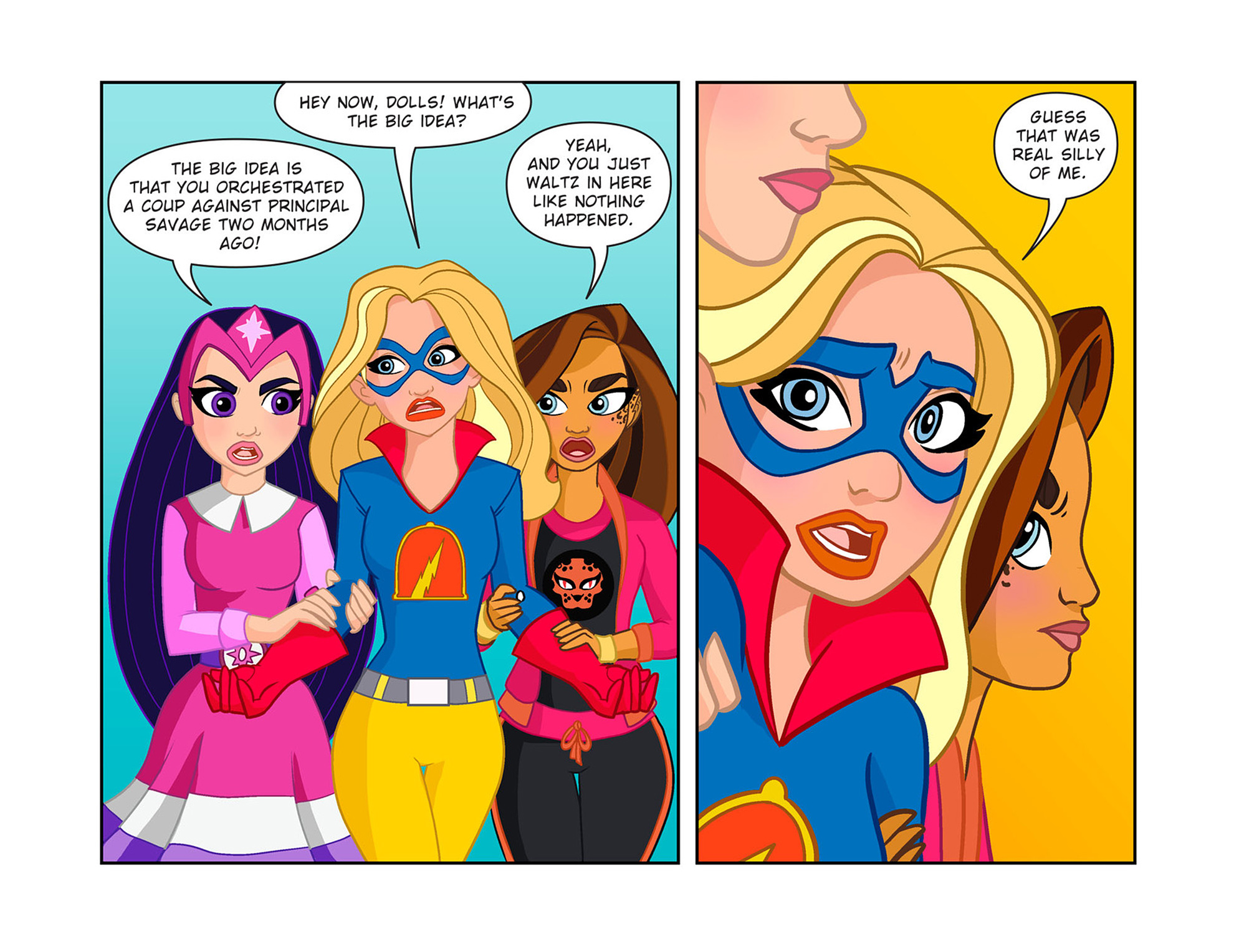 Read online DC Super Hero Girls: Past Times at Super Hero High comic -  Issue #5 - 14