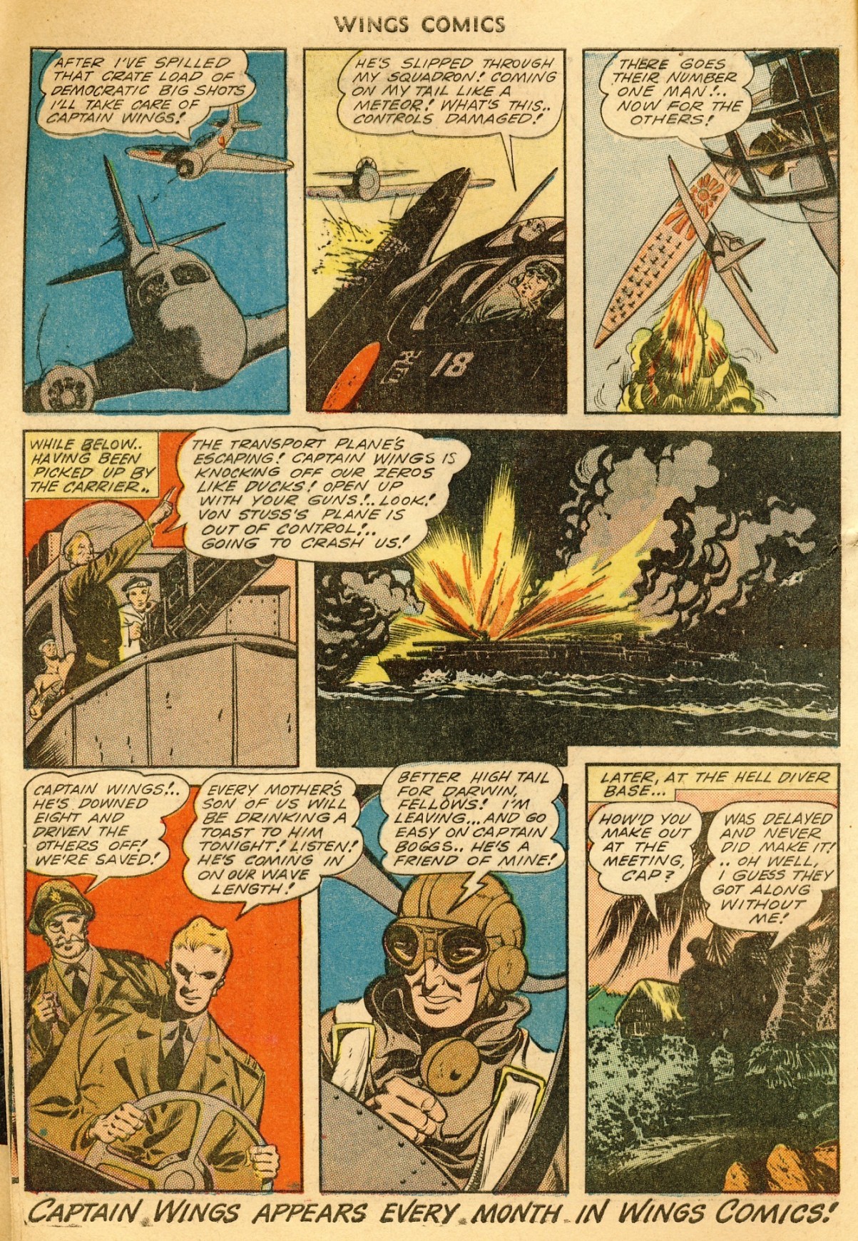 Read online Wings Comics comic -  Issue #39 - 12